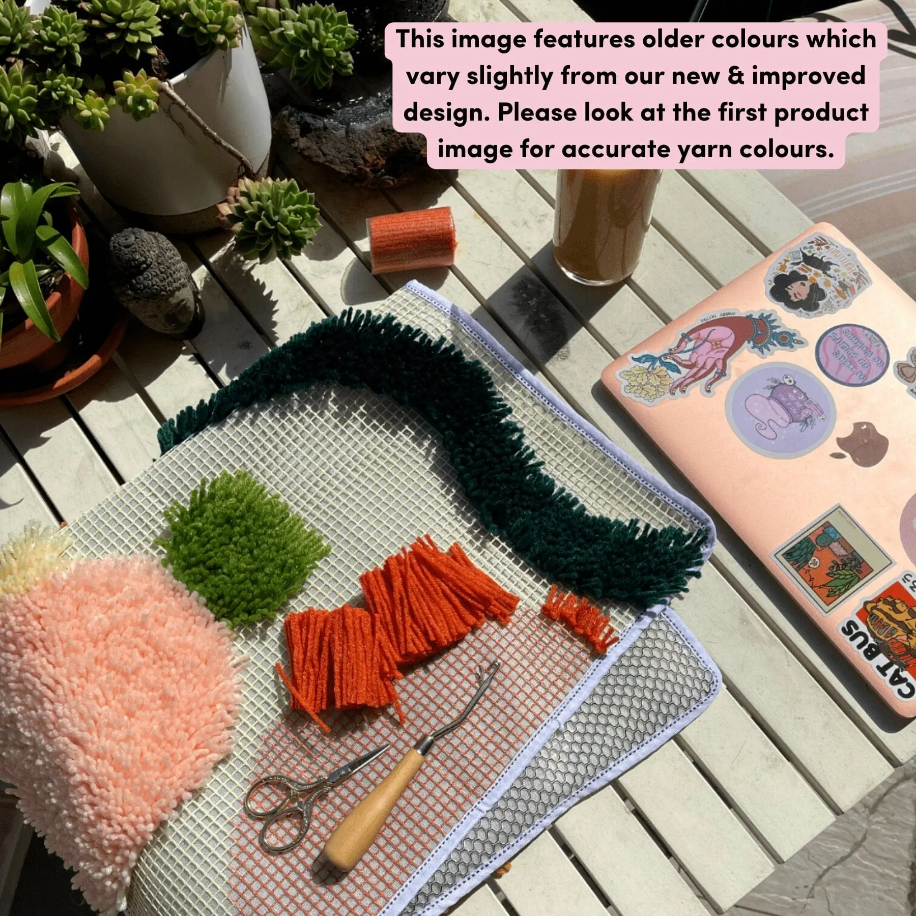 ABSTRACT EARTH - Rug Making Kit - Image 6