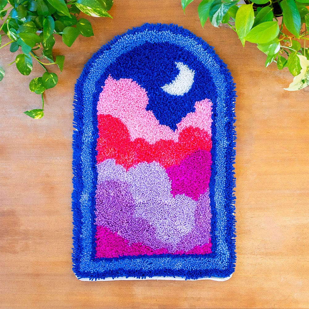 Cloudy Portal - XL Latch Hook Rug Kit