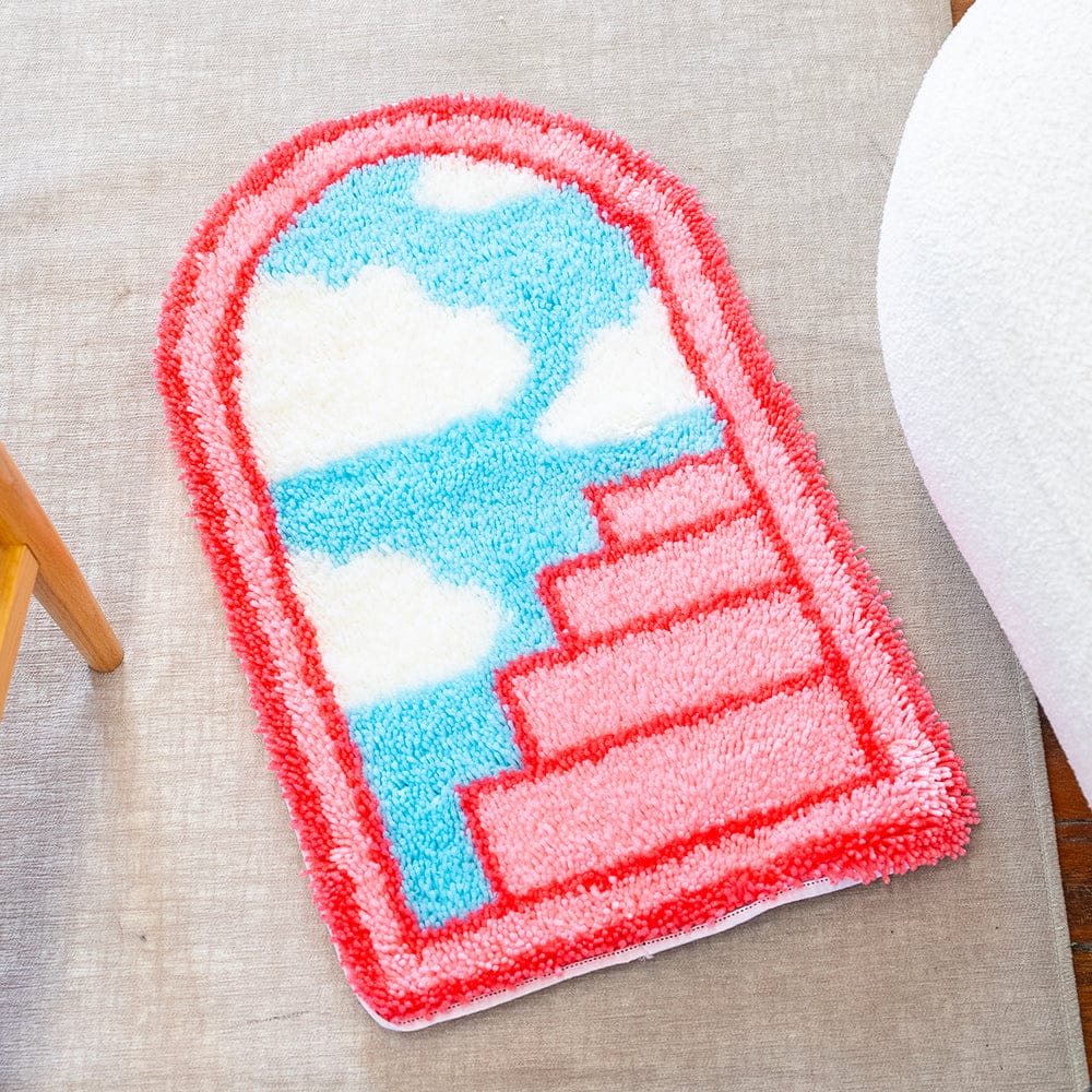 Pink Portal - XL Latch Hook Rug Kit - Image 10