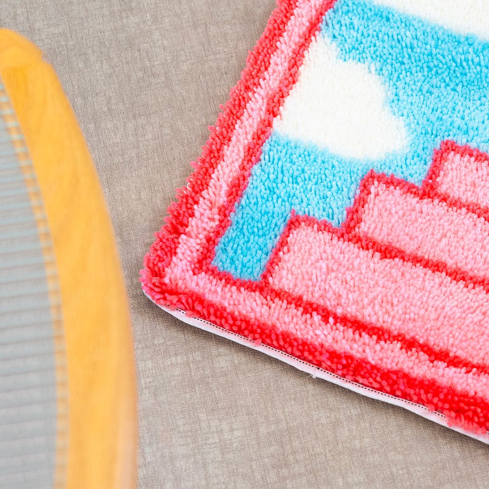 Pink Portal - XL Latch Hook Rug Kit - Image 11