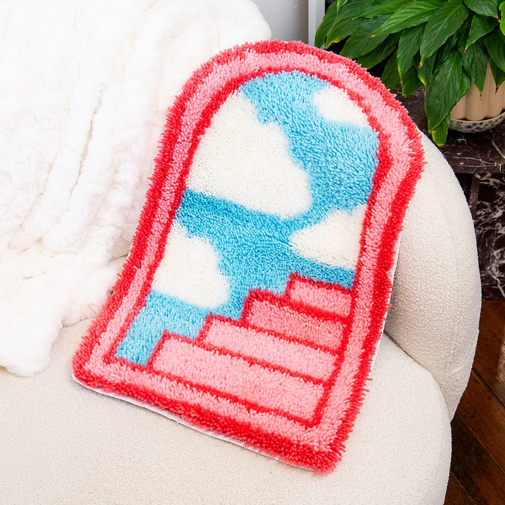 Pink Portal - XL Latch Hook Rug Kit - Image 2