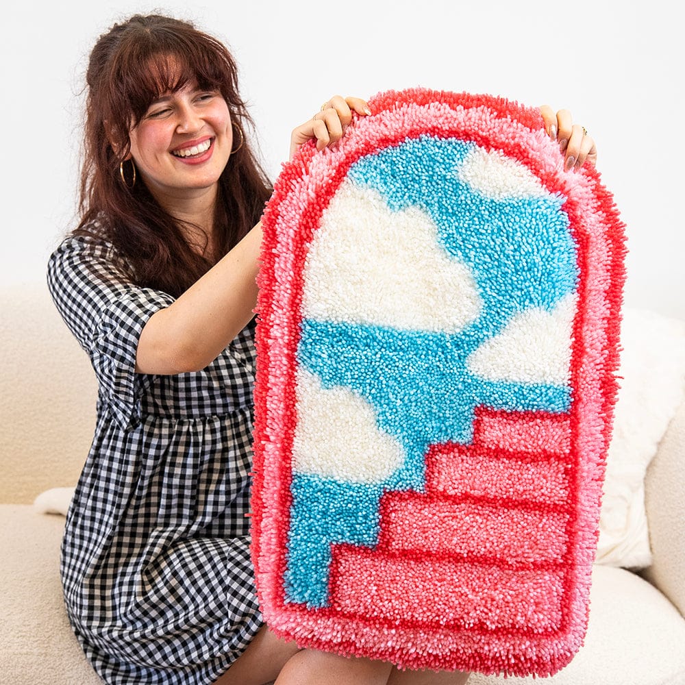 Pink Portal - XL Latch Hook Rug Kit - Image 3