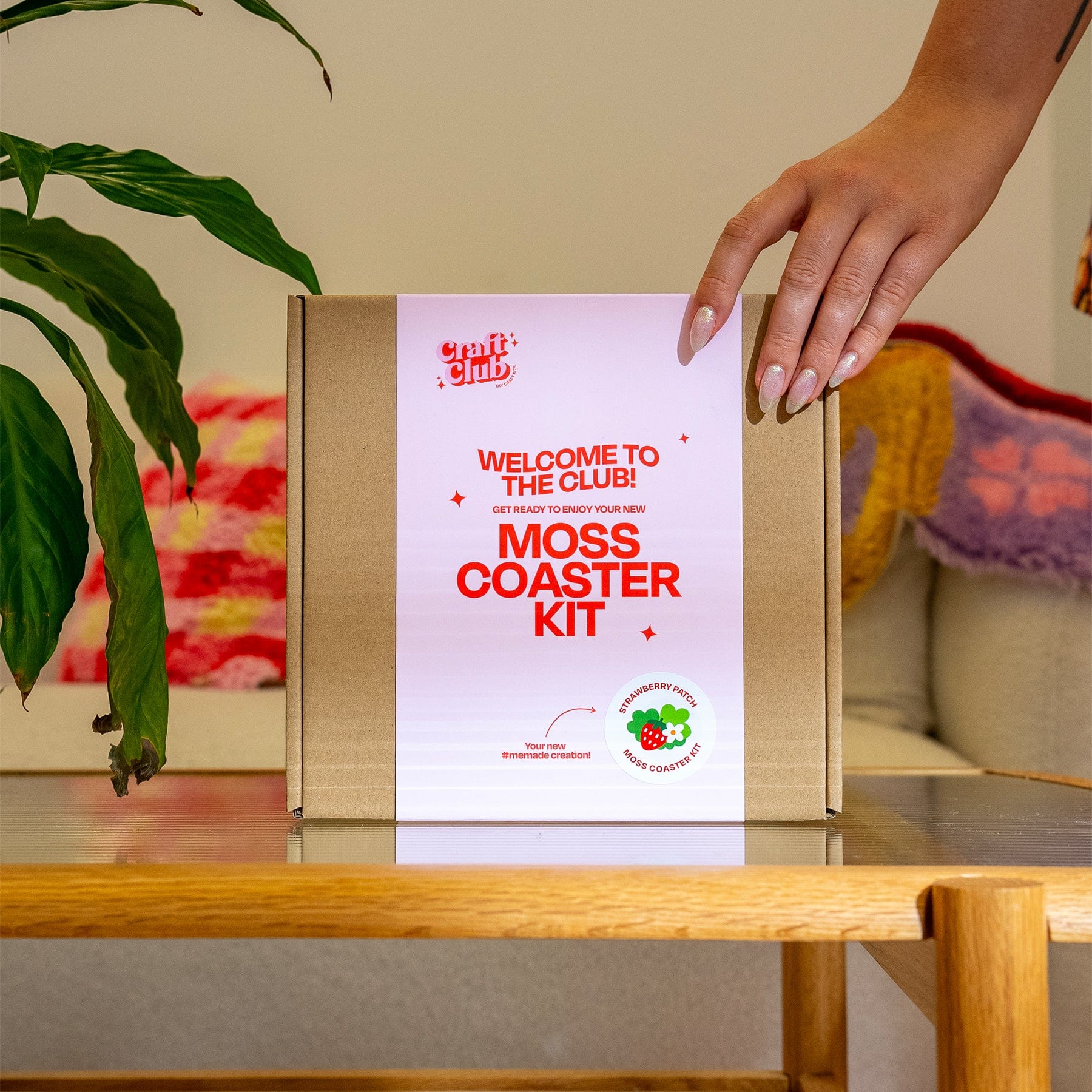 STRAWBERRY -  Moss Coaster Kit - Image 7