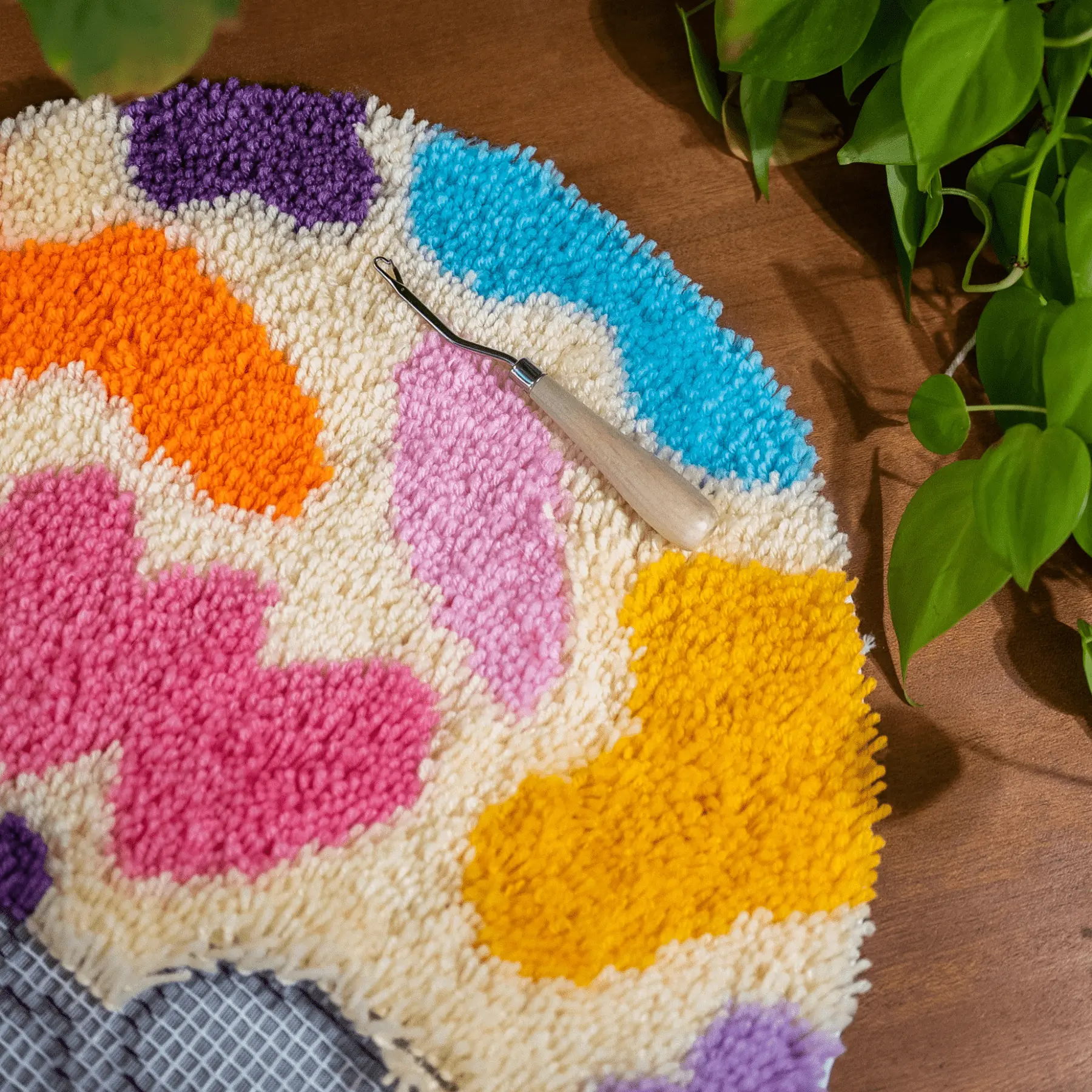 BOTANIC BRIGHTS - Rug Making Kit - Image 6