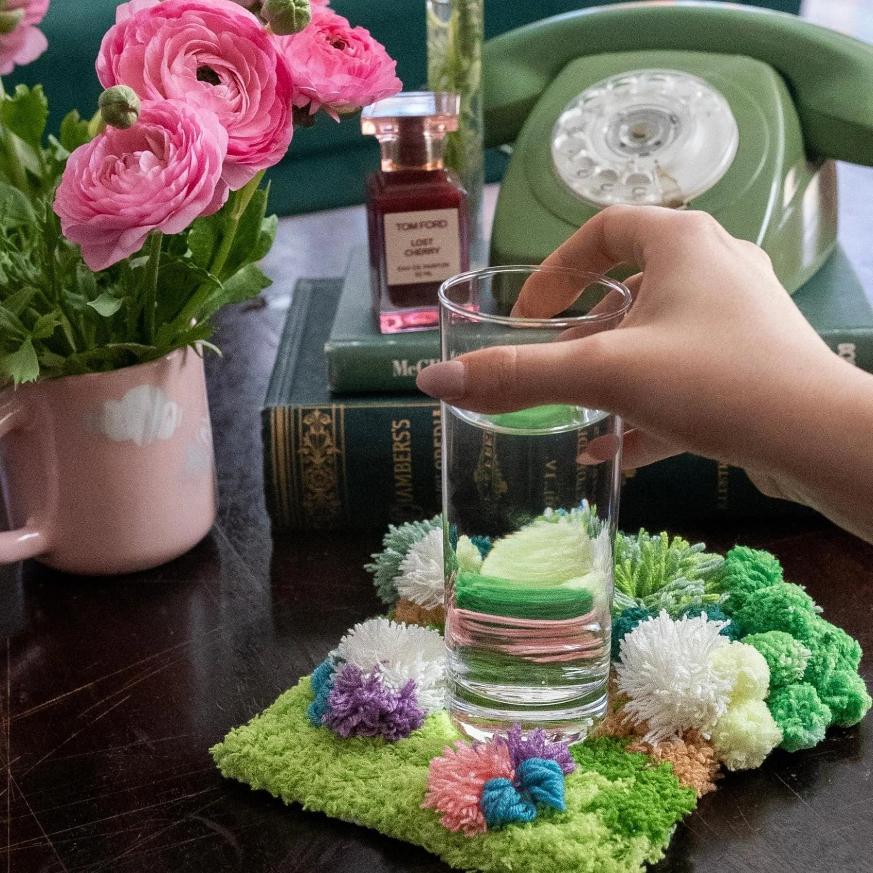 FLOWER PATCH - Moss Coaster Kit - Image 7