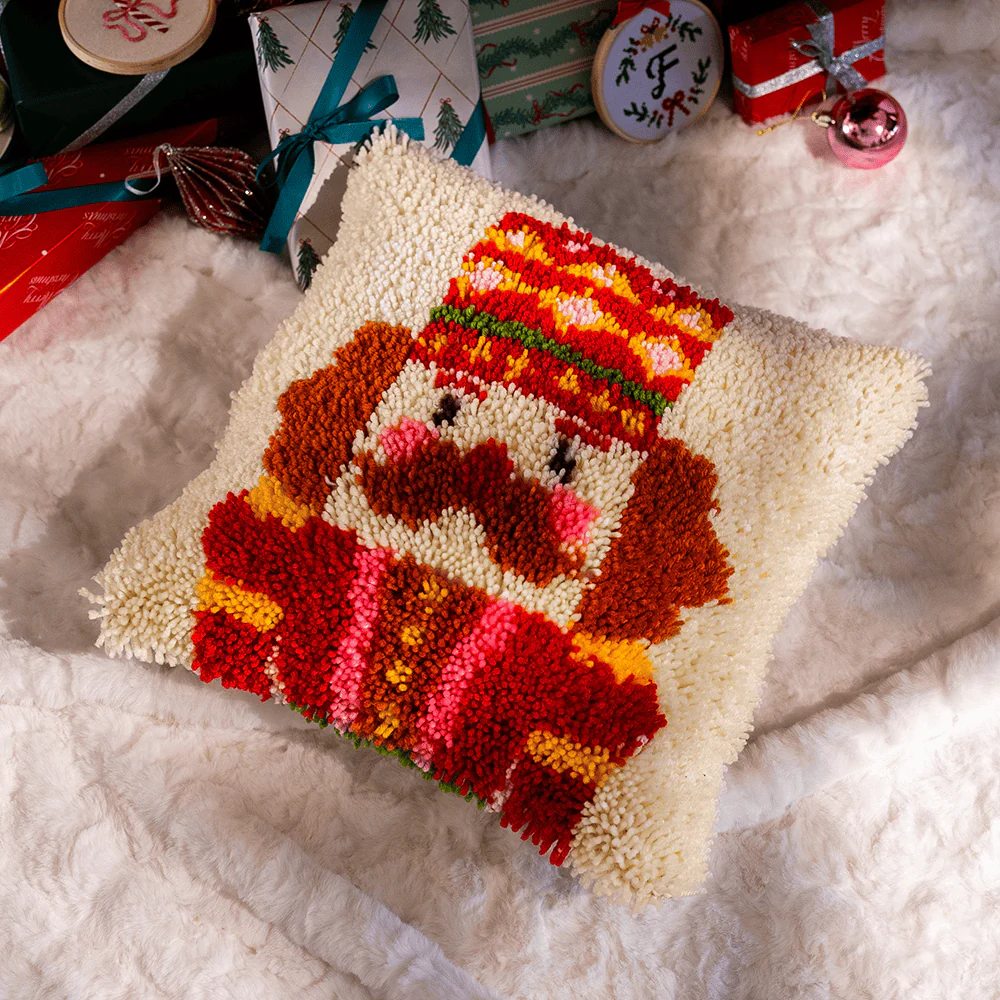 CHEERY NUTCRACKER - Christmas Cushion Kit - Image 2