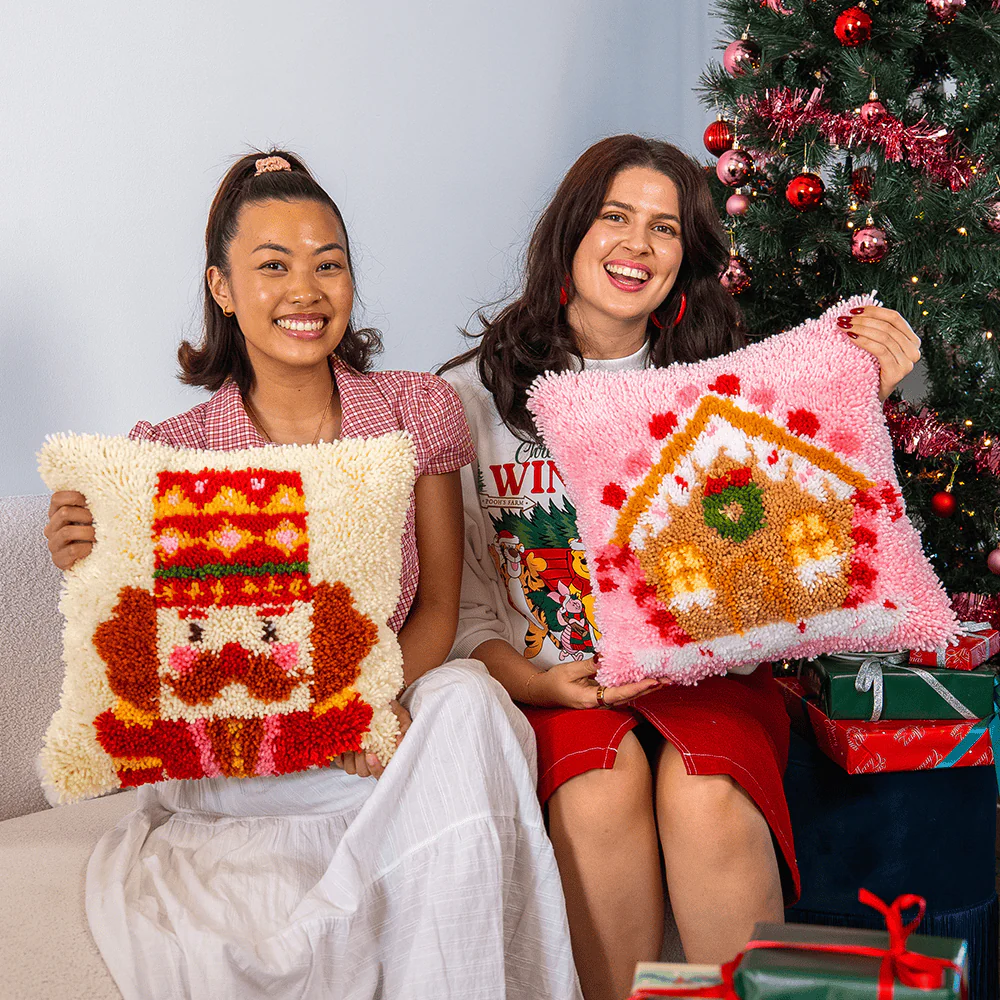 CHEERY NUTCRACKER - Christmas Cushion Kit - Image 8