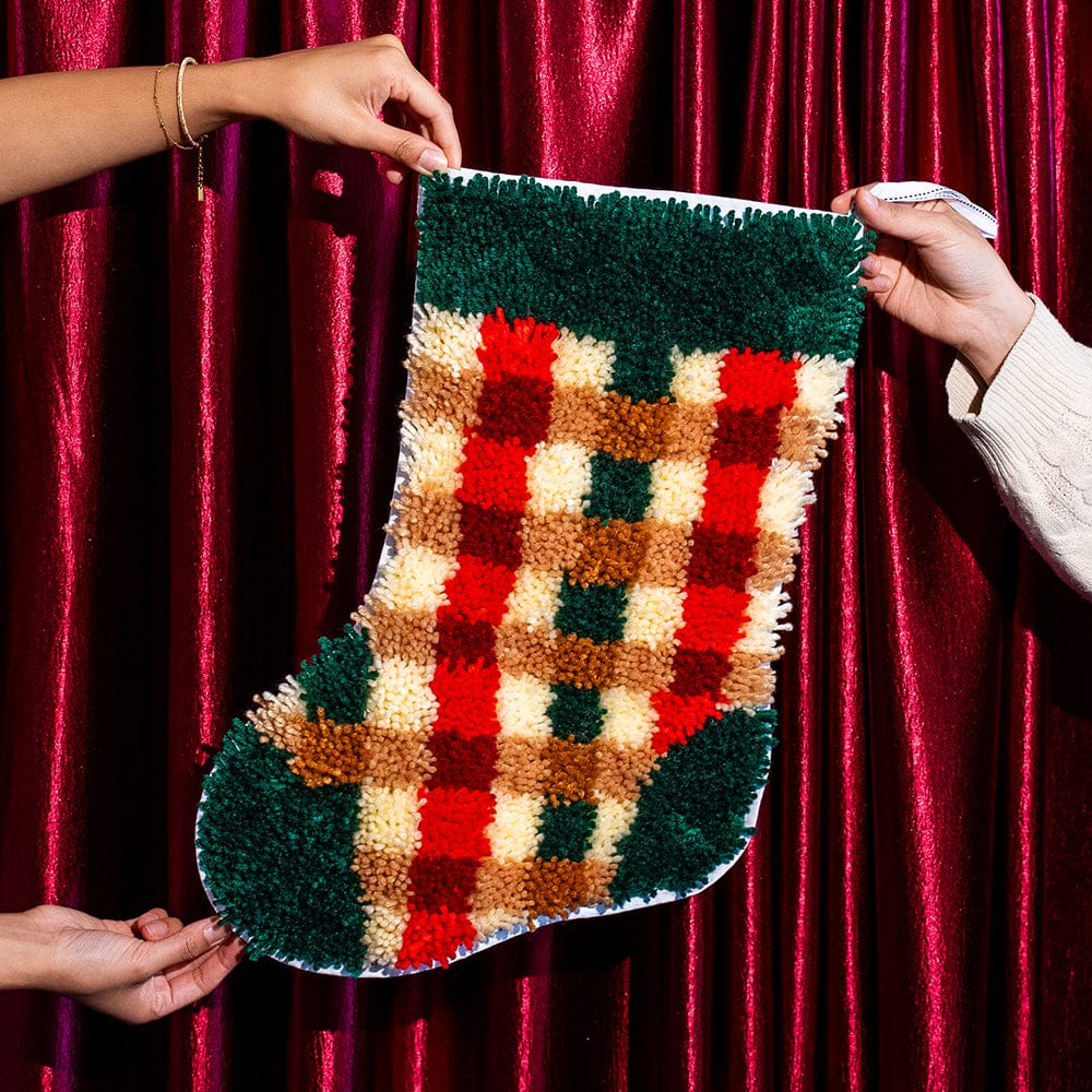 COZY PLAID - Christmas Stocking Kit - Image 6