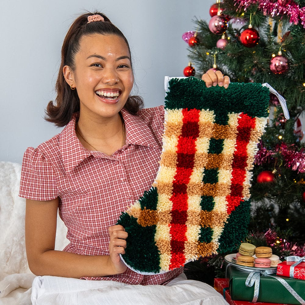 COZY PLAID - Christmas Stocking Kit - Image 8