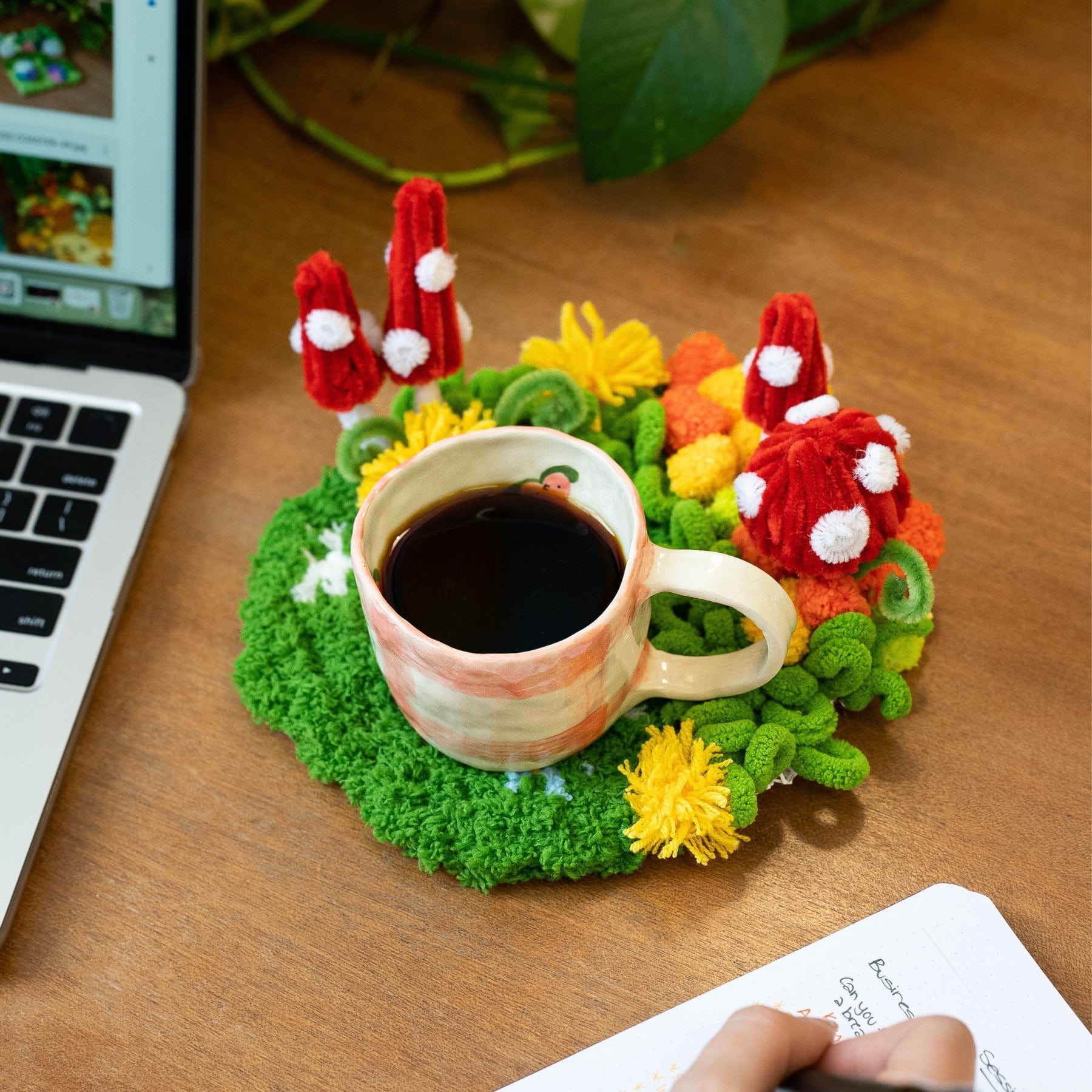 MUSHROOM MEADOW - Moss Coaster Kit - Image 10