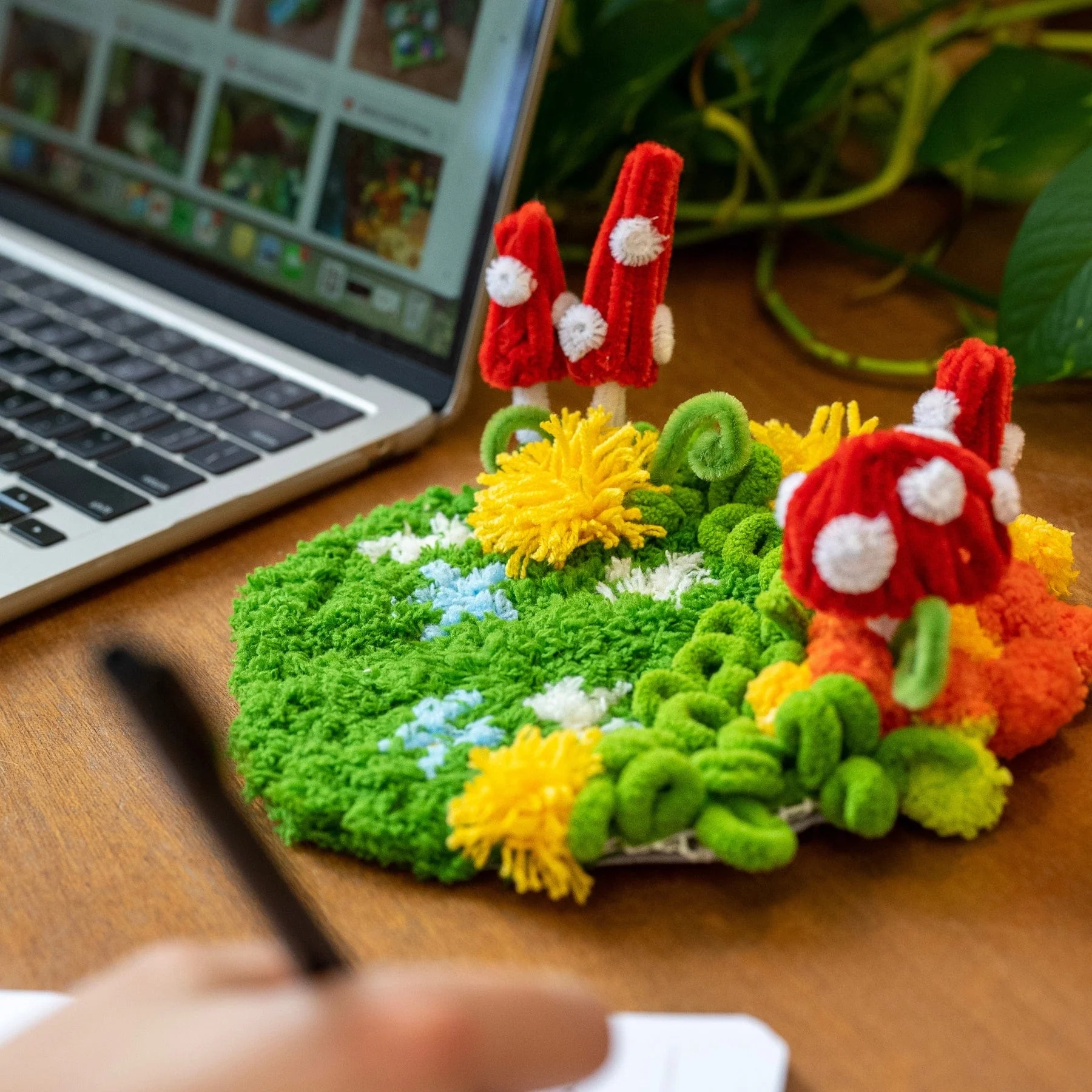 MUSHROOM MEADOW - Moss Coaster Kit - Image 4