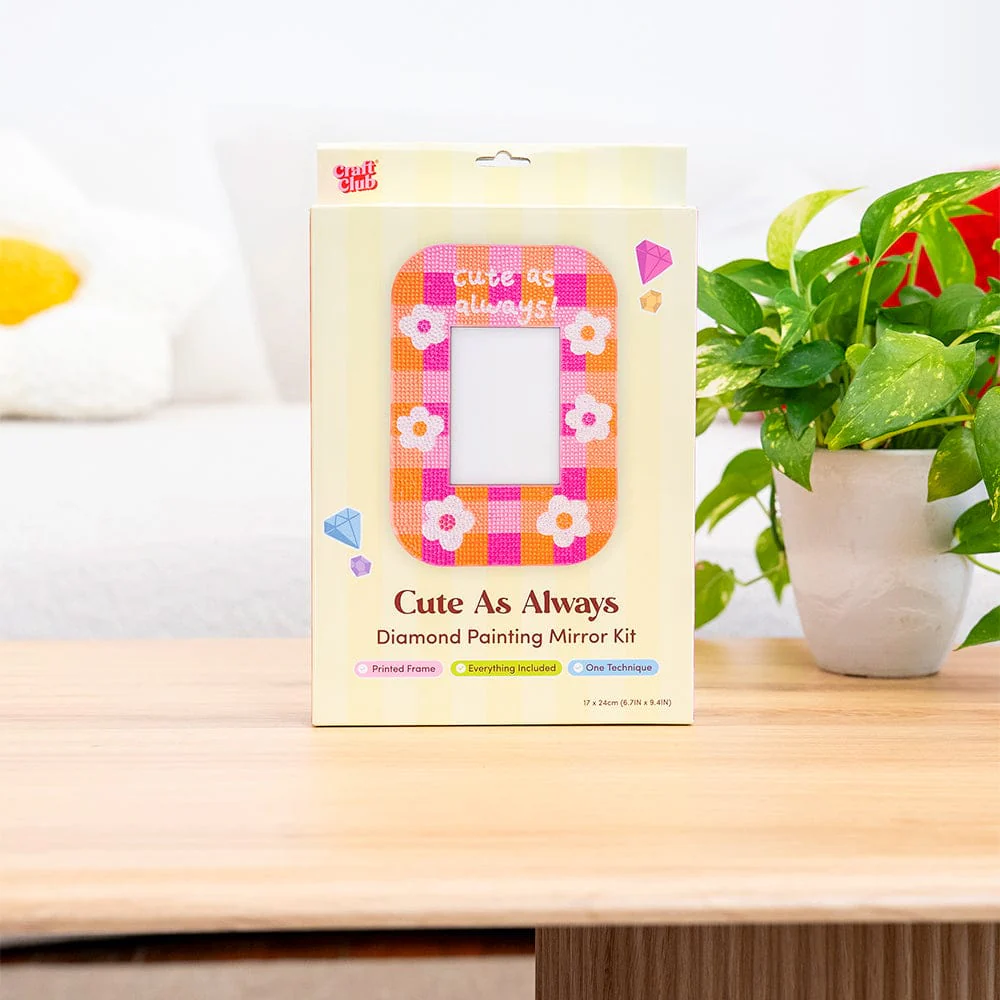 Cute As Always - Diamond Painting Mirror Frame Kit - Image 5