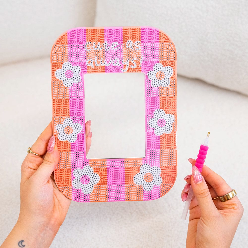 Cute As Always - Diamond Painting Mirror Frame Kit - Image 6
