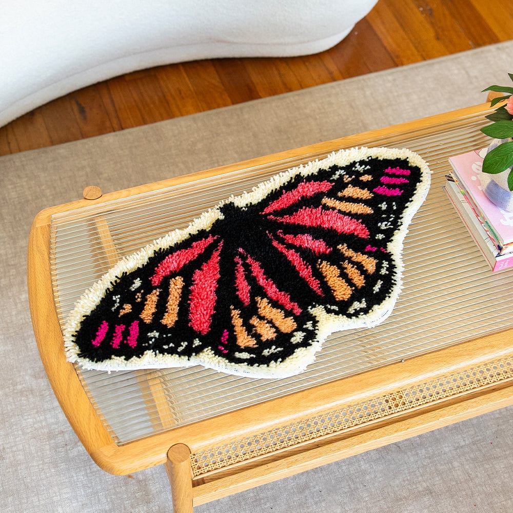 THE BUTTERFLIES - Latch Hook Rug Kit Bundle - Image 11