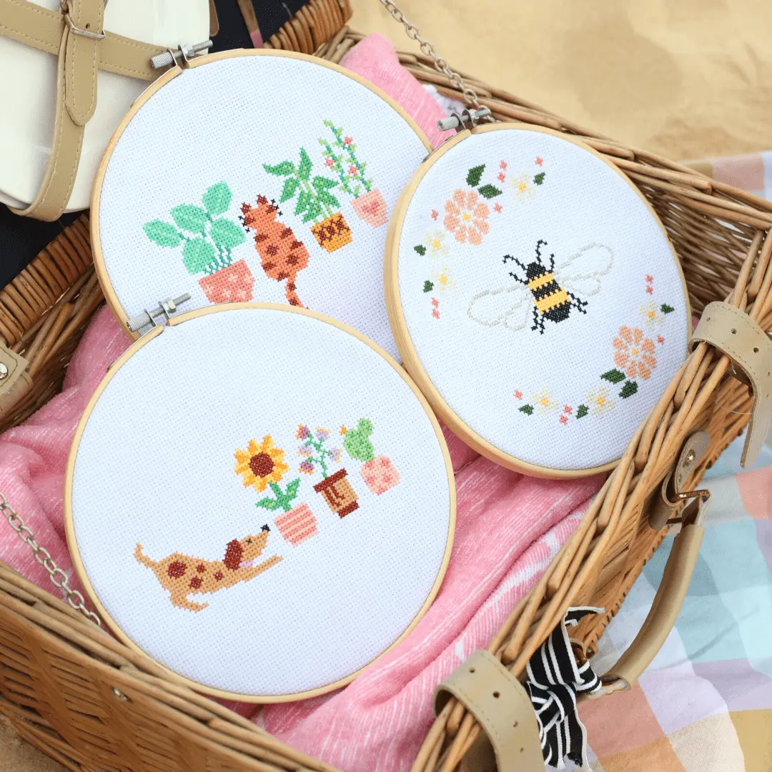 FLORAL FRIENDS - Cross Stitch Kit Bundle - Image 7