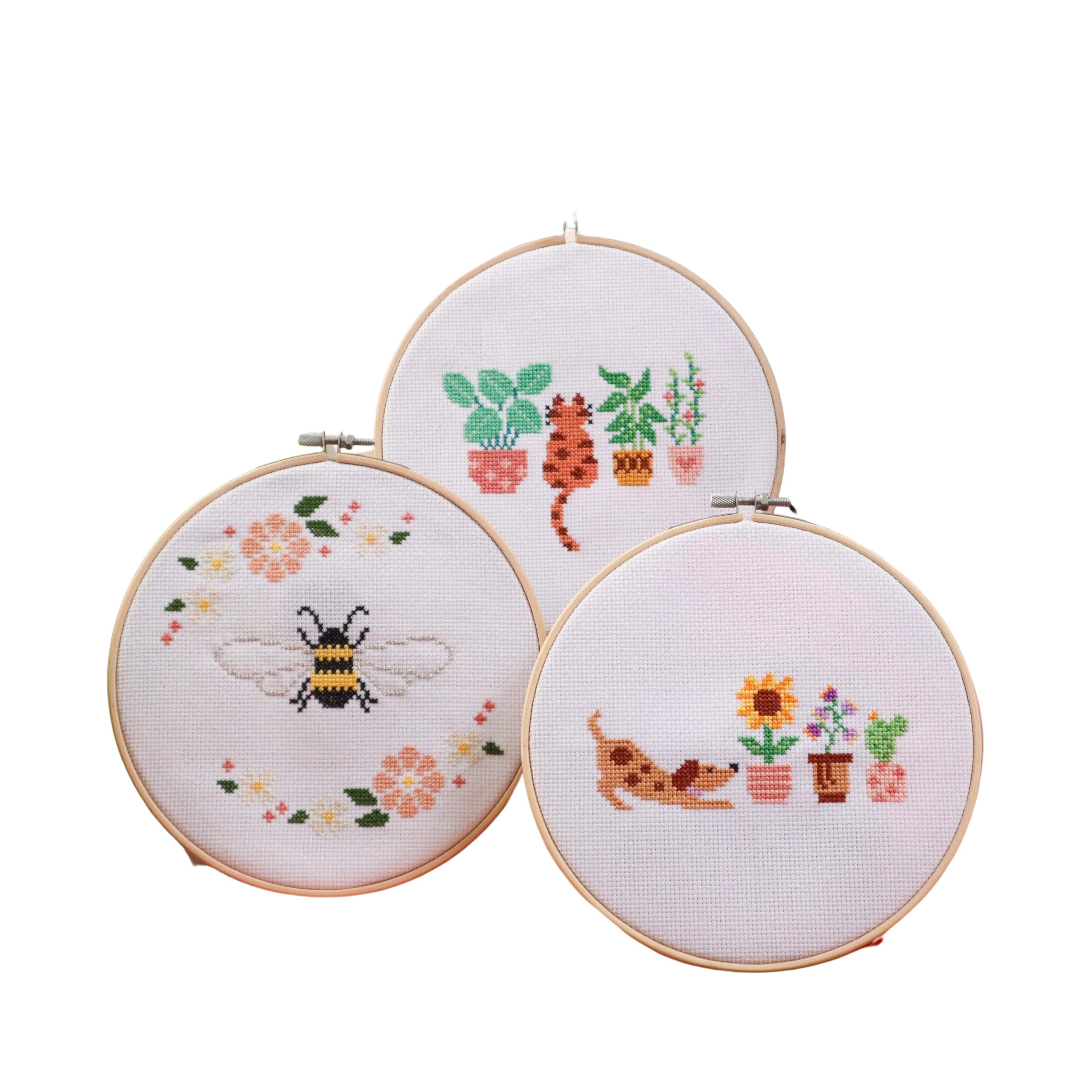 FLORAL FRIENDS - Cross Stitch Kit Bundle - Image 8