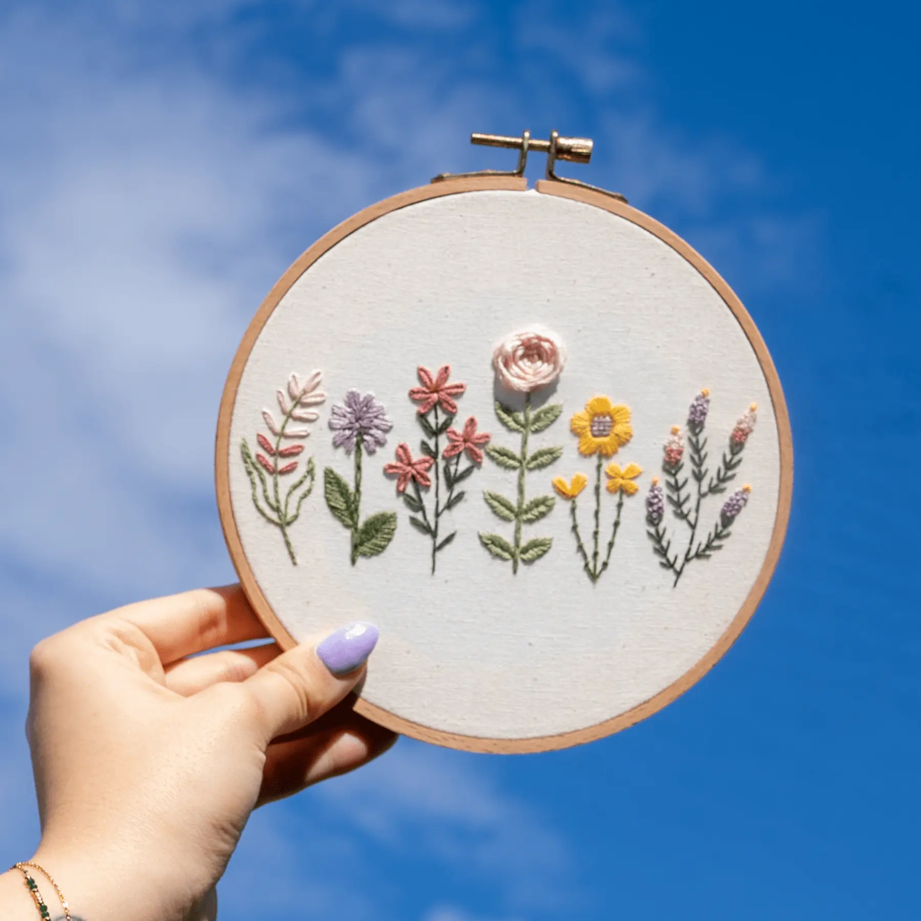 FLORAL SAMPLER - Embroidery Kit - Image 4