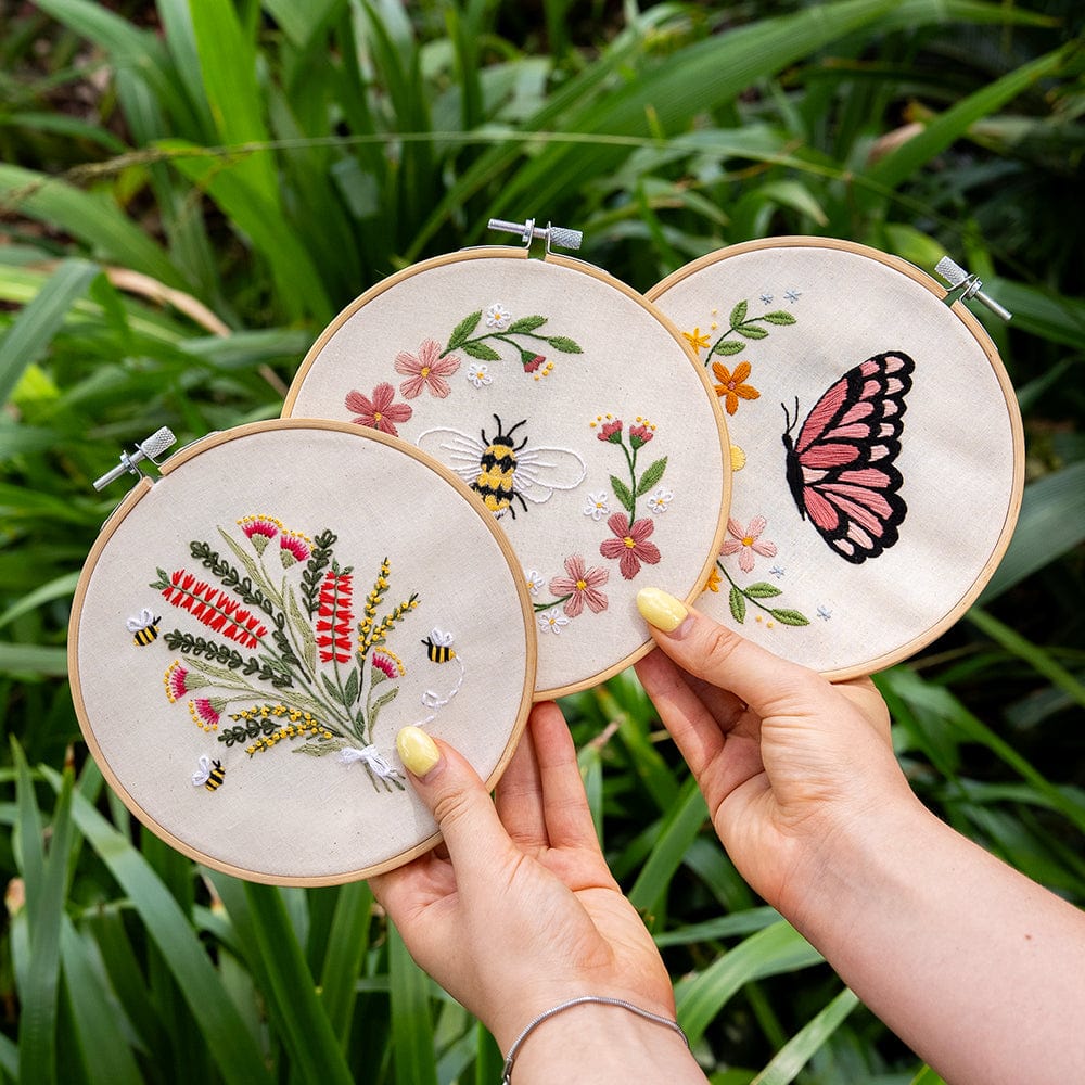 FLORAL TRIO - Embroidery Kit Bundle - Image 3