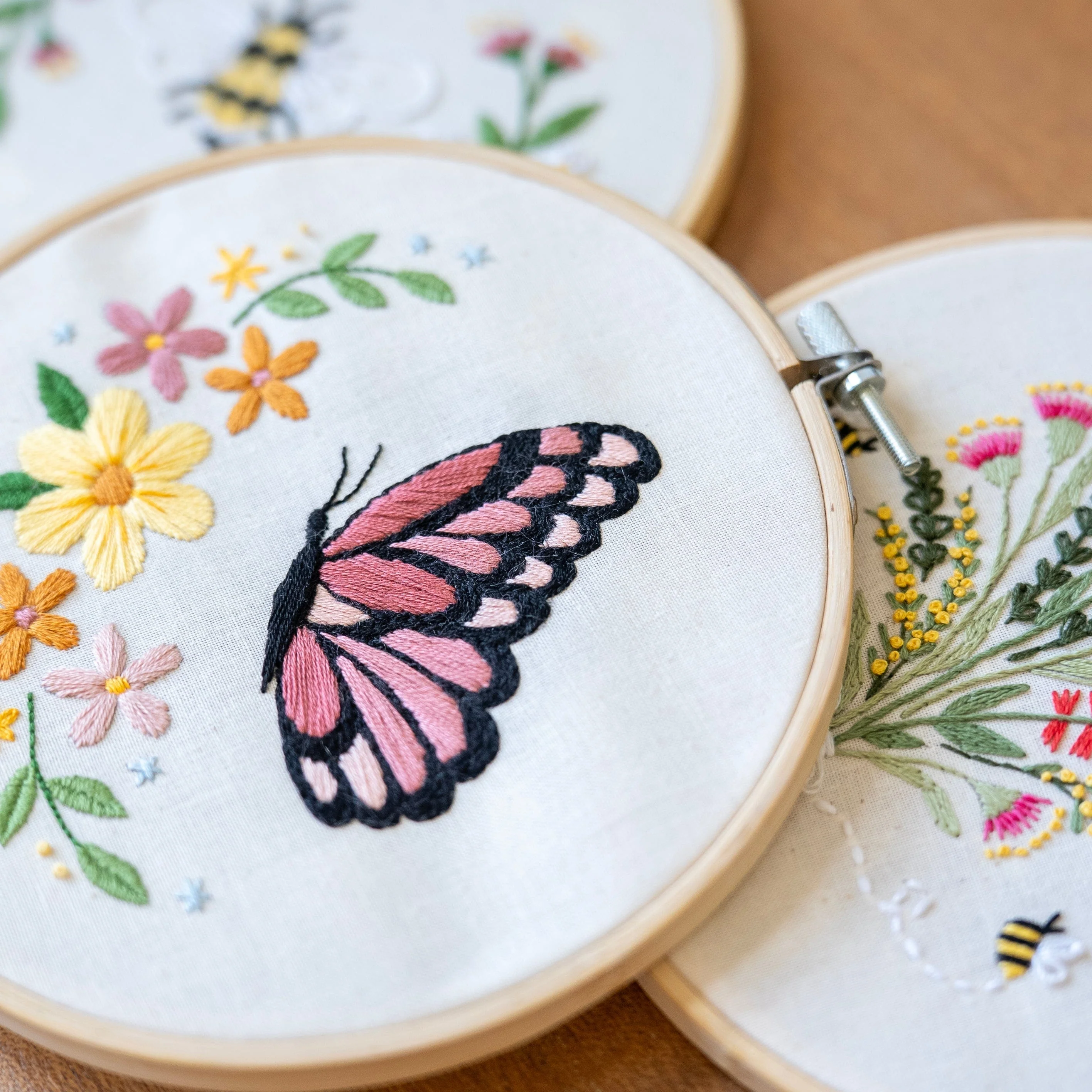 FLORAL TRIO - Embroidery Kit Bundle - Image 8