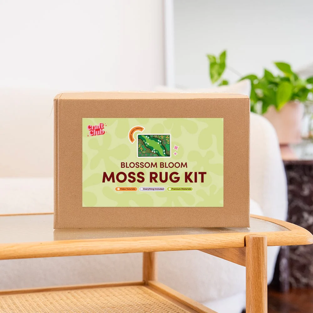 BLOSSOM BLOOM - Moss Rug Making Kit - Image 4