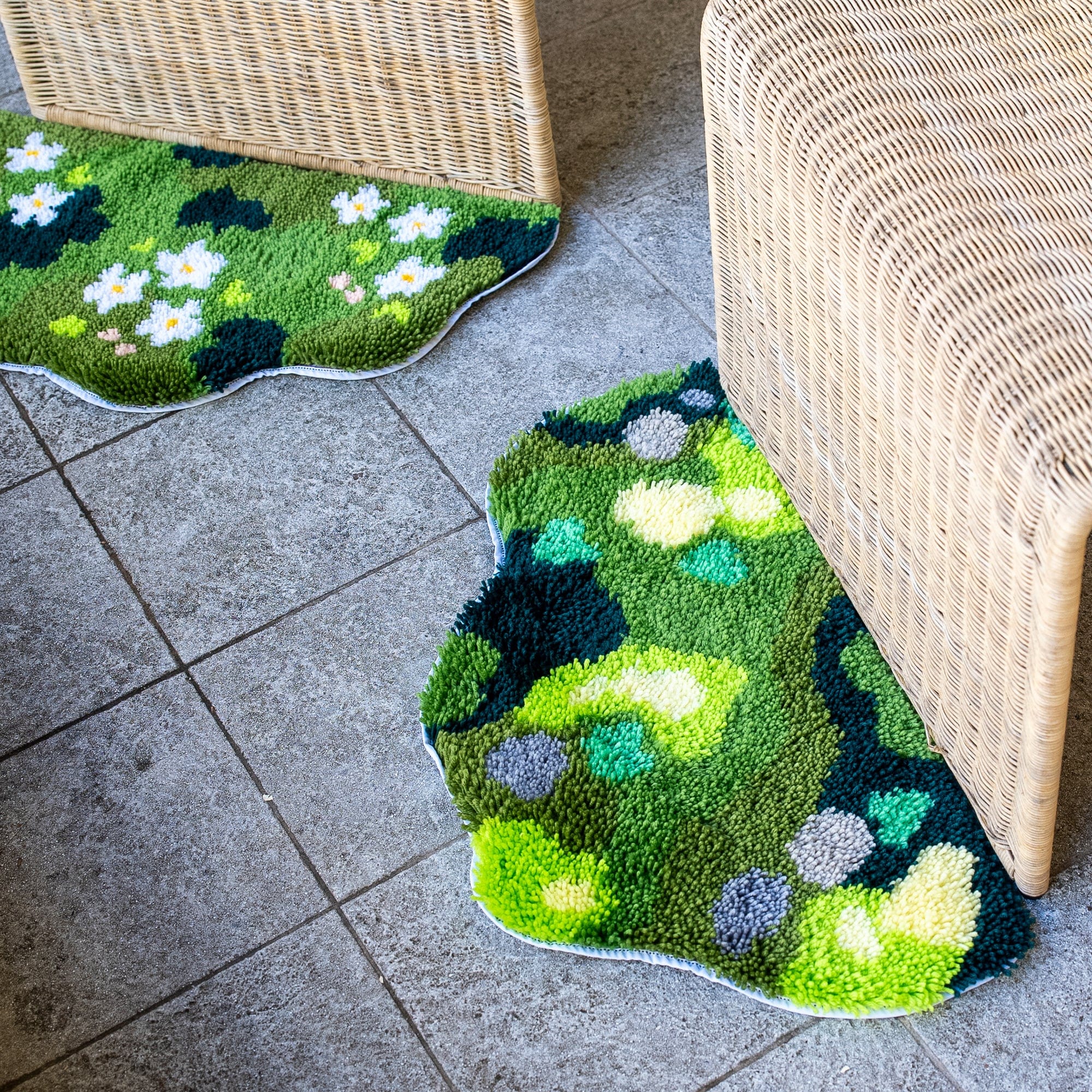 FLOWER GLADE - XL Mirror Rug Making Kit - Image 14