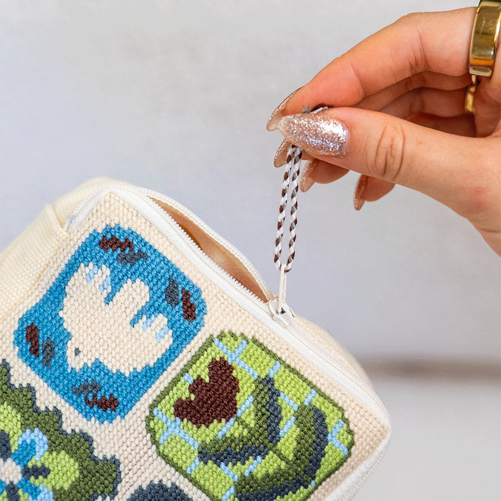Fluttering Fables - Needlepoint Pouch Kit - Image 5