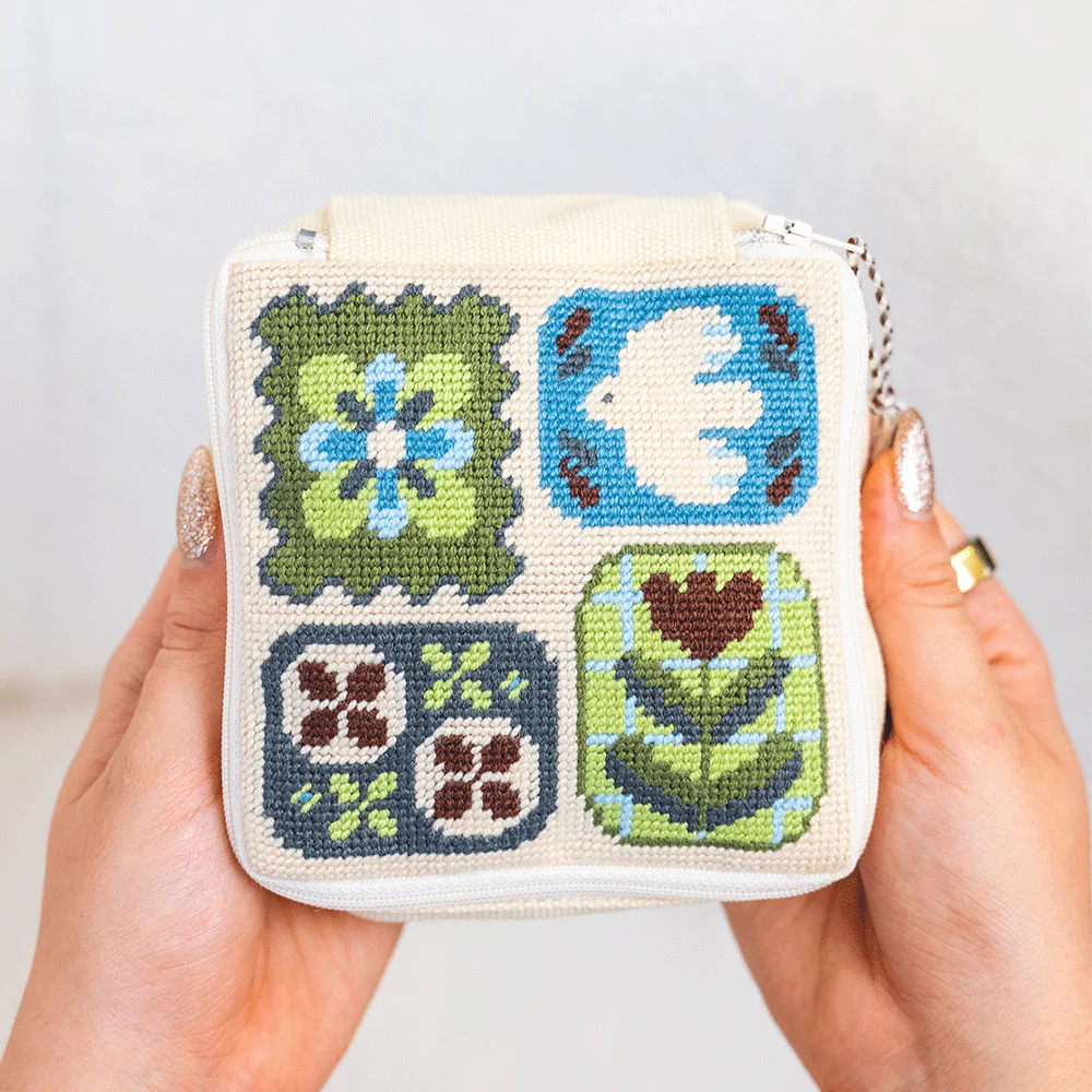 Fluttering Fables - Needlepoint Pouch Kit - Image 6