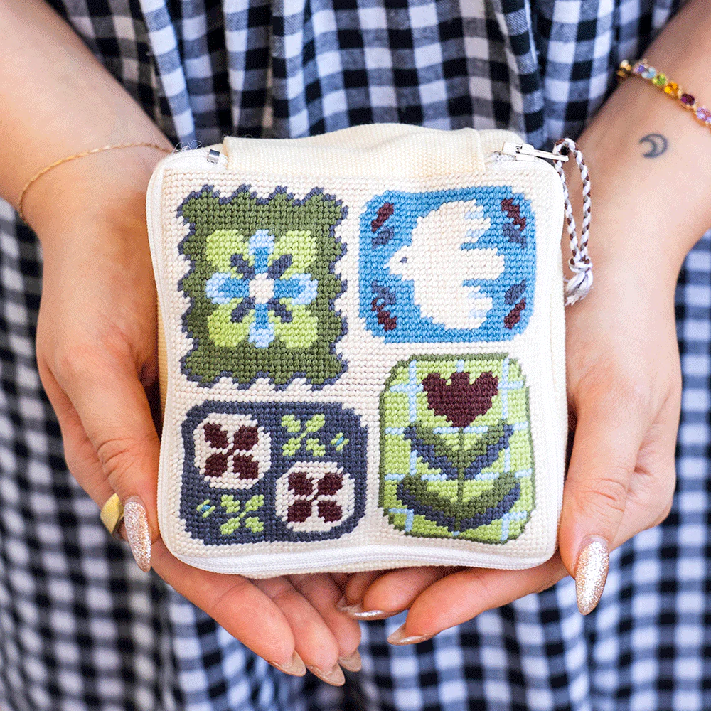 Fluttering Fables - Needlepoint Pouch Kit - Image 8