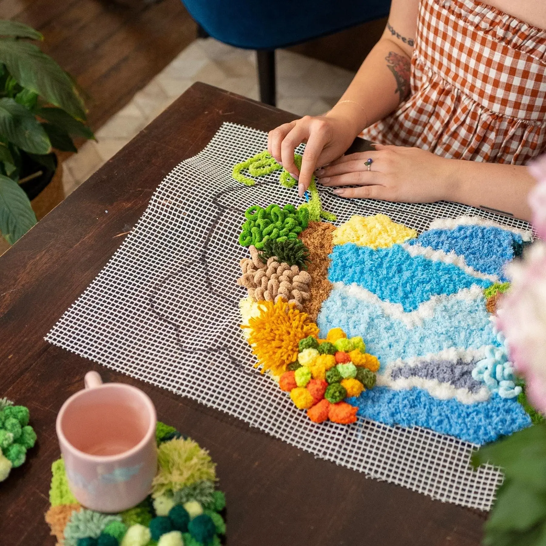 MAGICAL MOSS - Rug Making Kit - Image 12