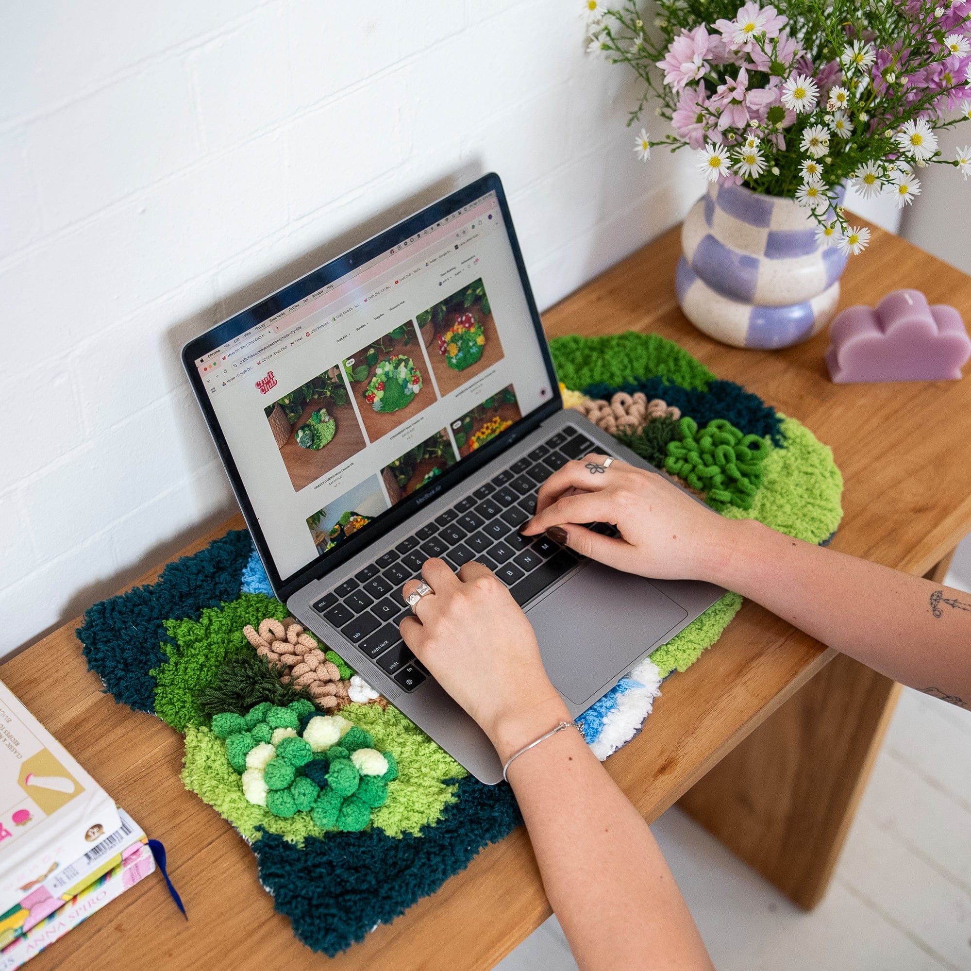 MAGICAL MOSS - Rug Making Kit - Image 5