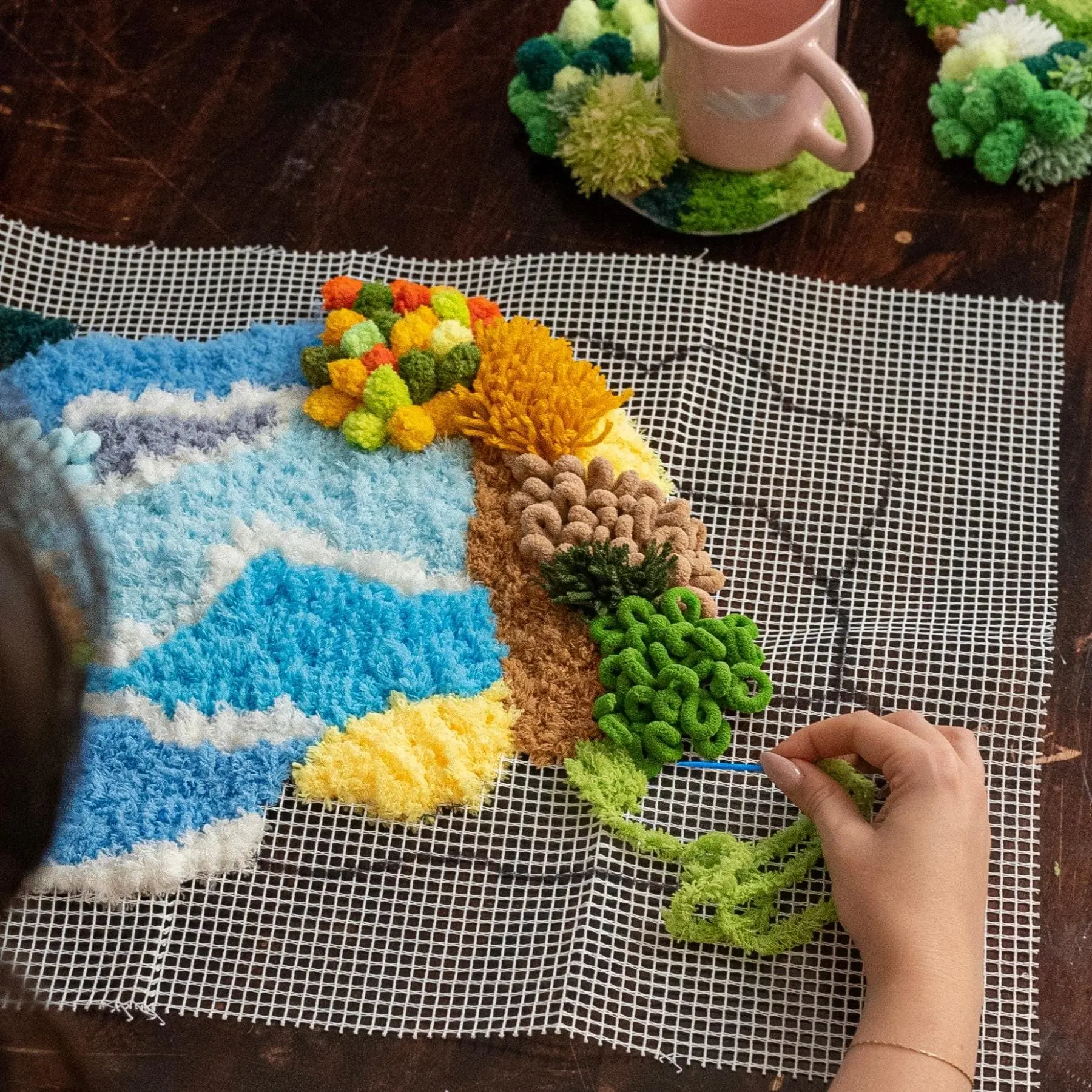MAGICAL MOSS - Rug Making Kit - Image 7