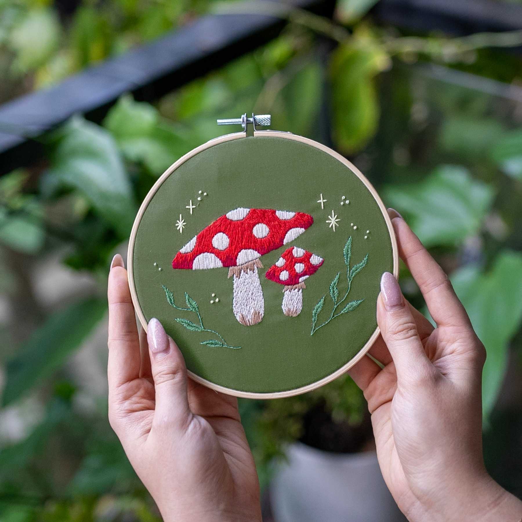 MAGICAL MUSHROOM - Embroidery Kit - Image 3