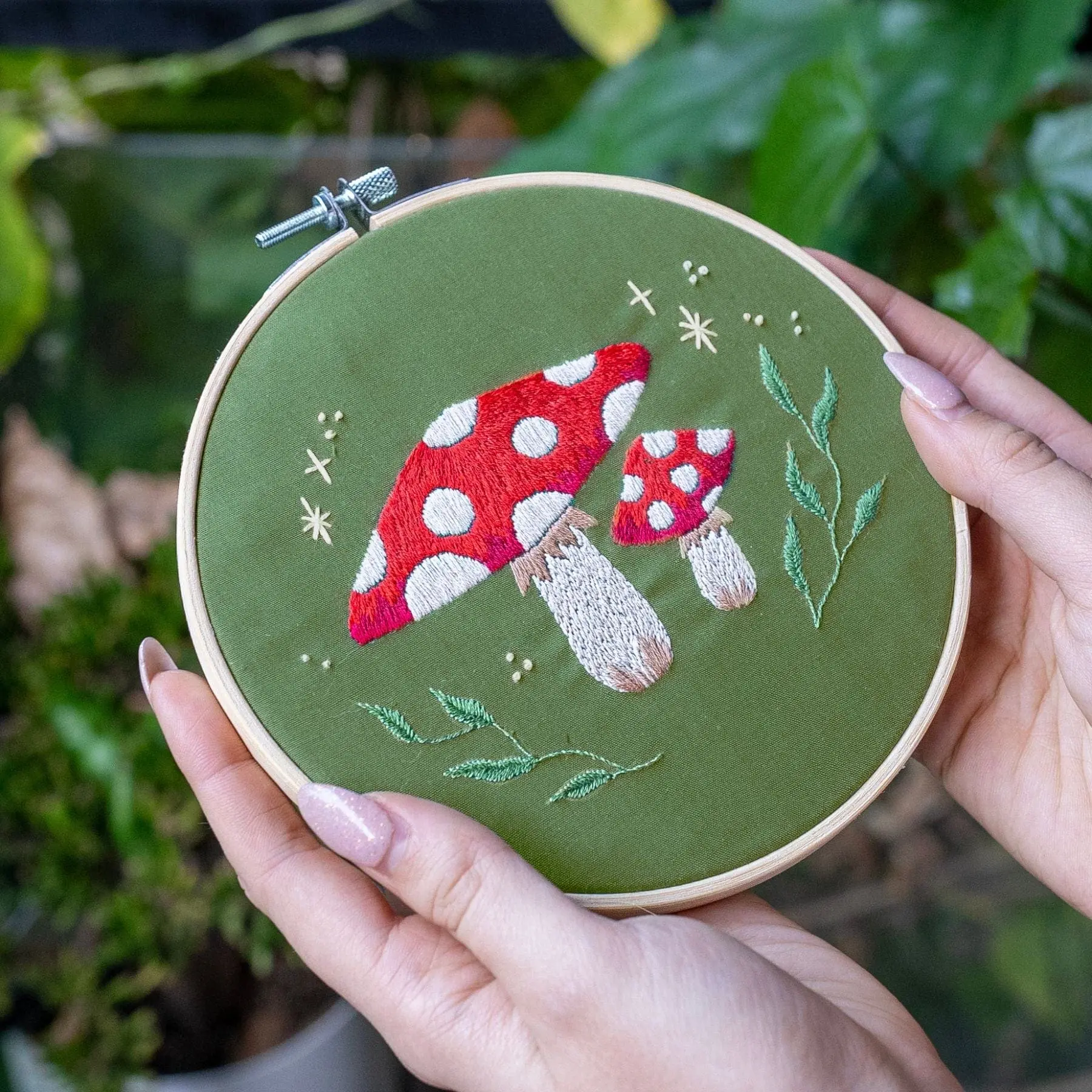 MAGICAL MUSHROOM - Embroidery Kit - Image 4