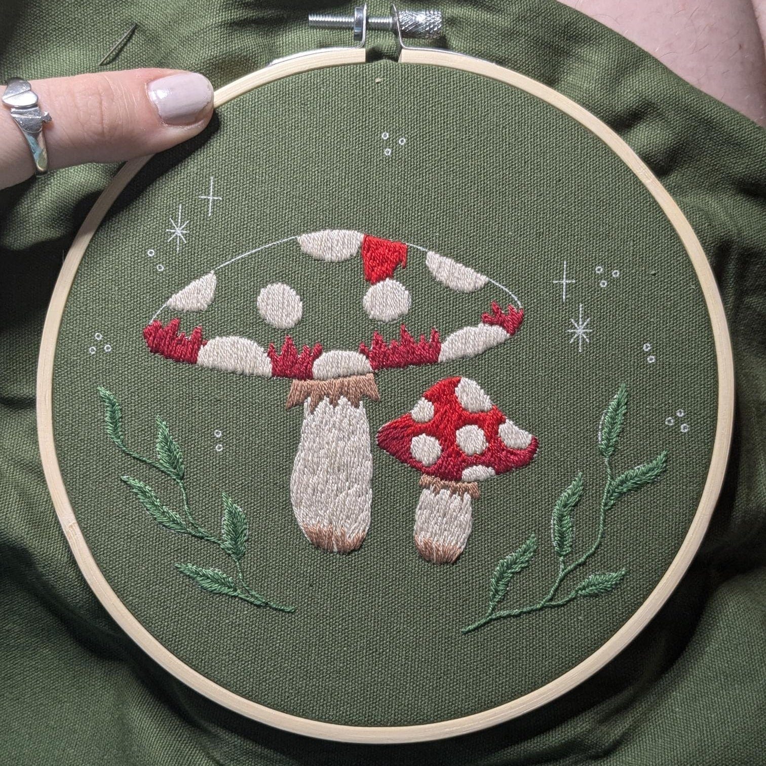 MAGICAL MUSHROOM - Embroidery Kit - Image 5