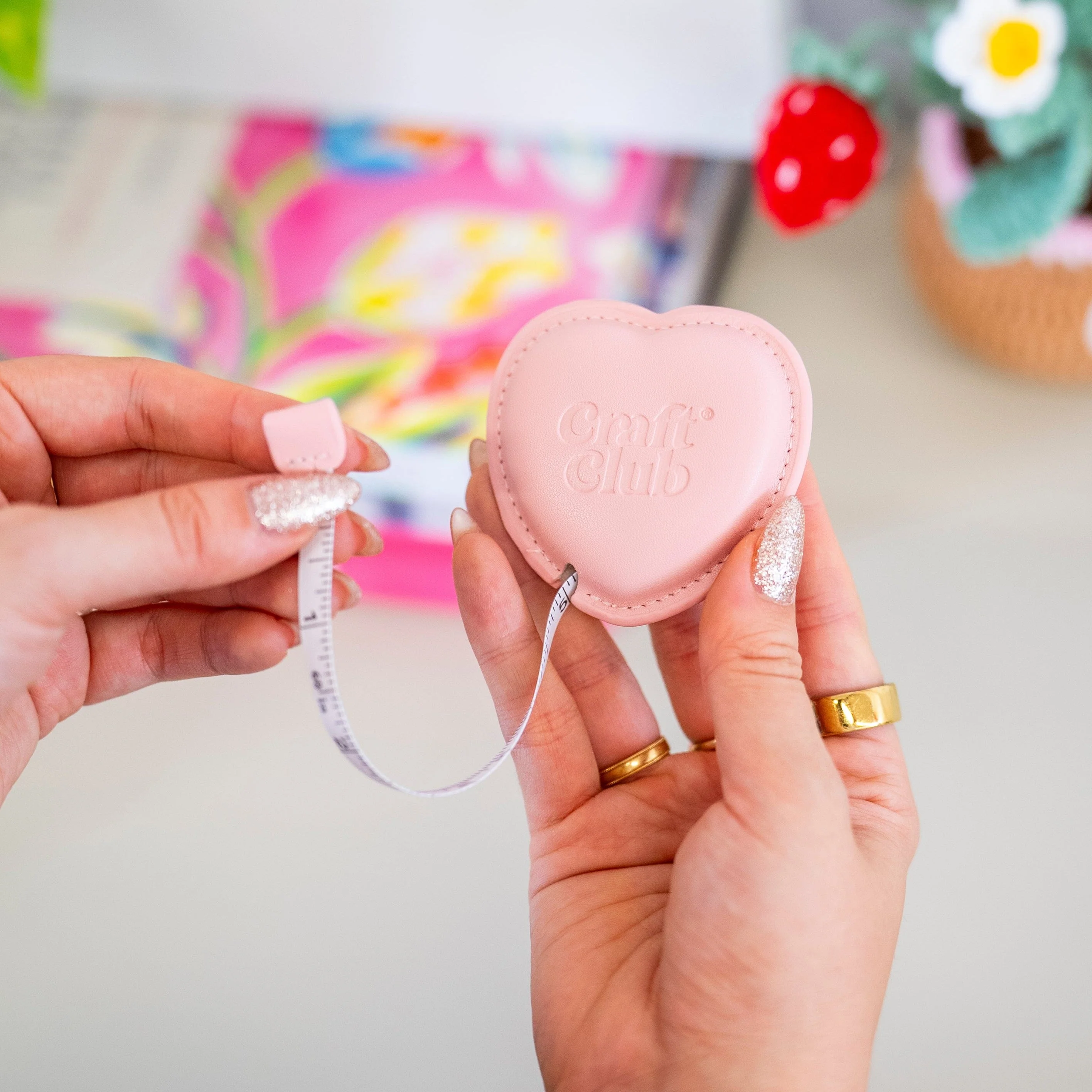 Patchwork Heart - Moss Coaster Kit - Image 5