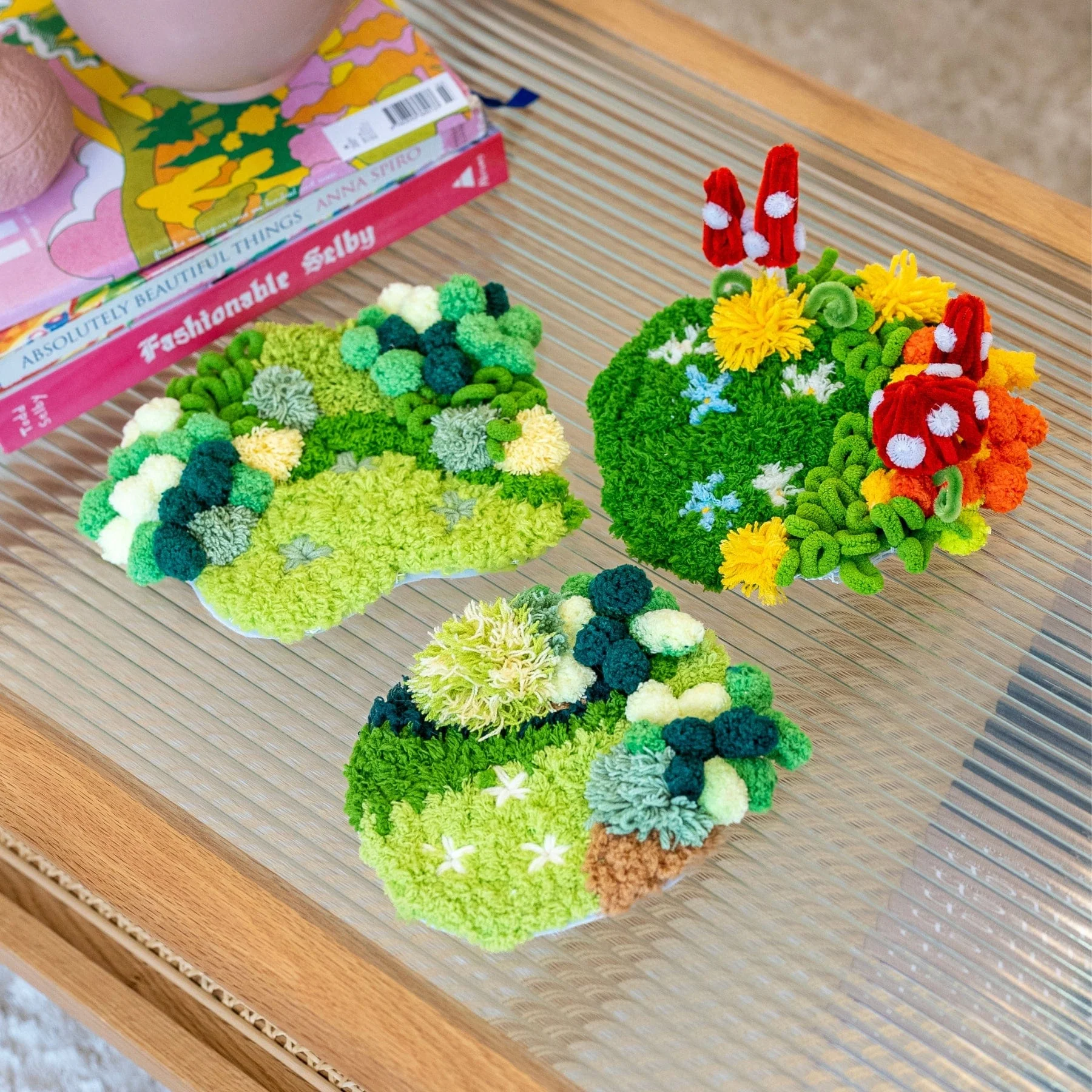MUSHROOM MEADOW - Moss Coaster Kit - Image 9