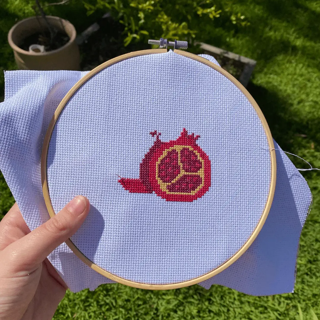 POMEGRANATE PICNIC - Cross Stitch Kit - Image 8
