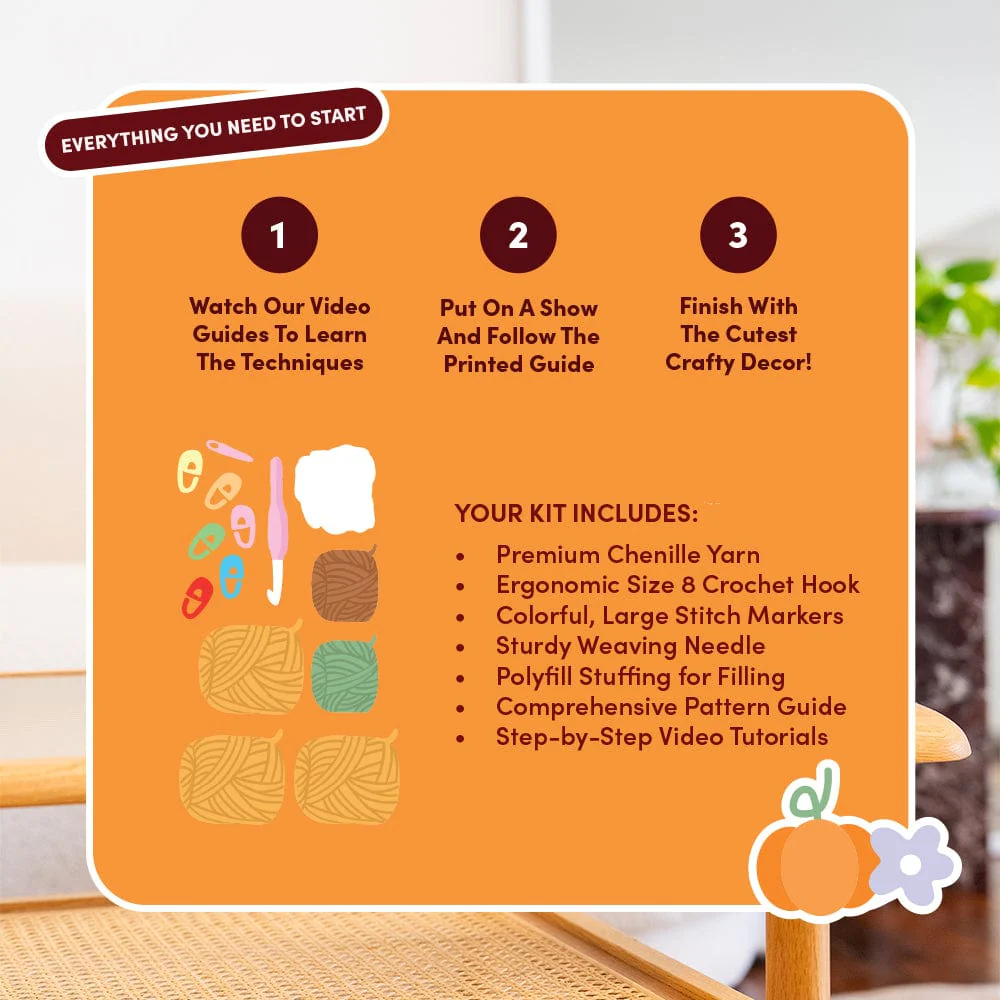 PUMPKIN - Chunky Crochet Kit - Image 3