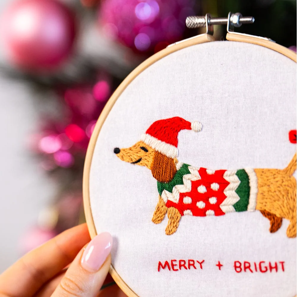 SANTA'S LITTLE HELPER - Christmas Embroidery Kit - Image 8