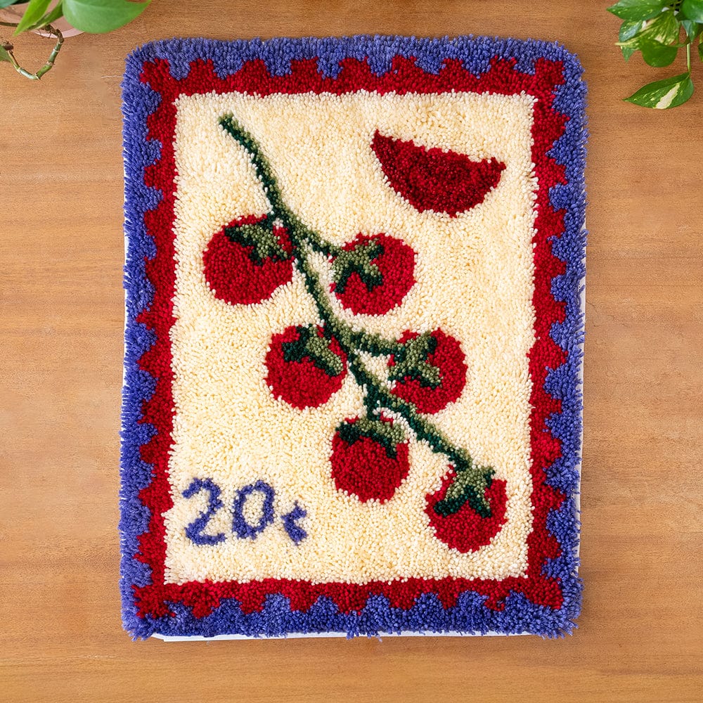 Tomato Stamps - XL Latch Hook Rug Kit