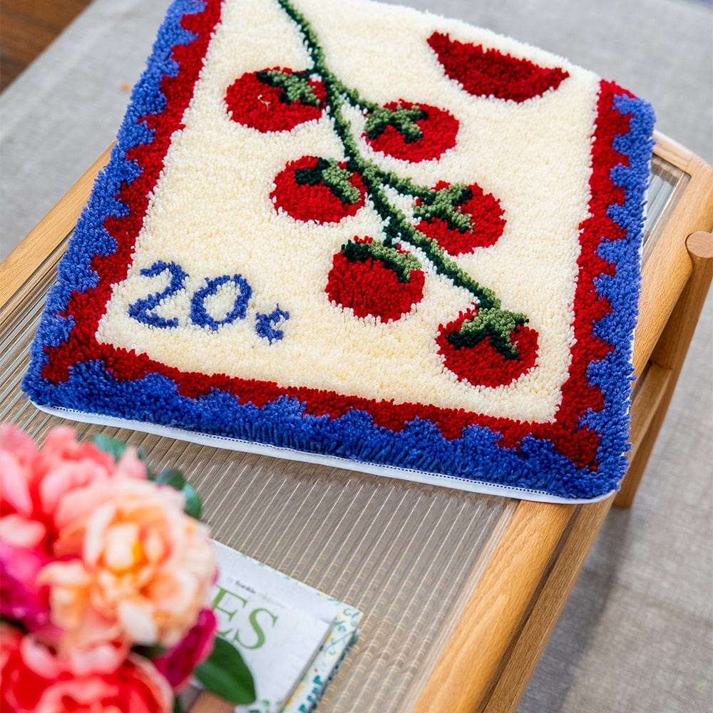 Tomato Stamps - XL Latch Hook Rug Kit - Image 10