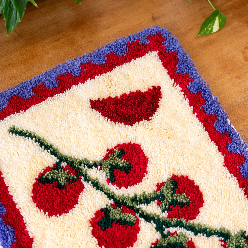 Tomato Stamps - XL Latch Hook Rug Kit - Image 11
