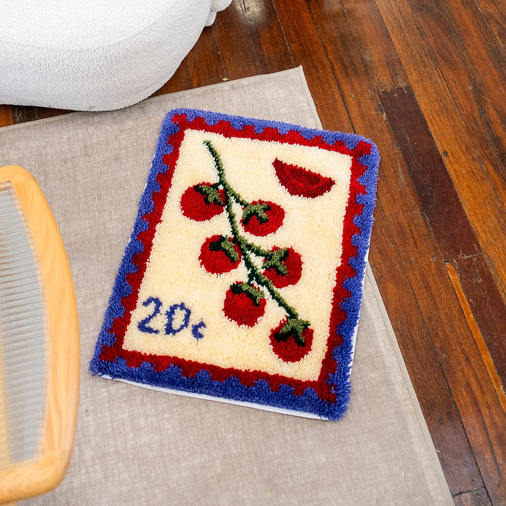 Tomato Stamps - XL Latch Hook Rug Kit - Image 12