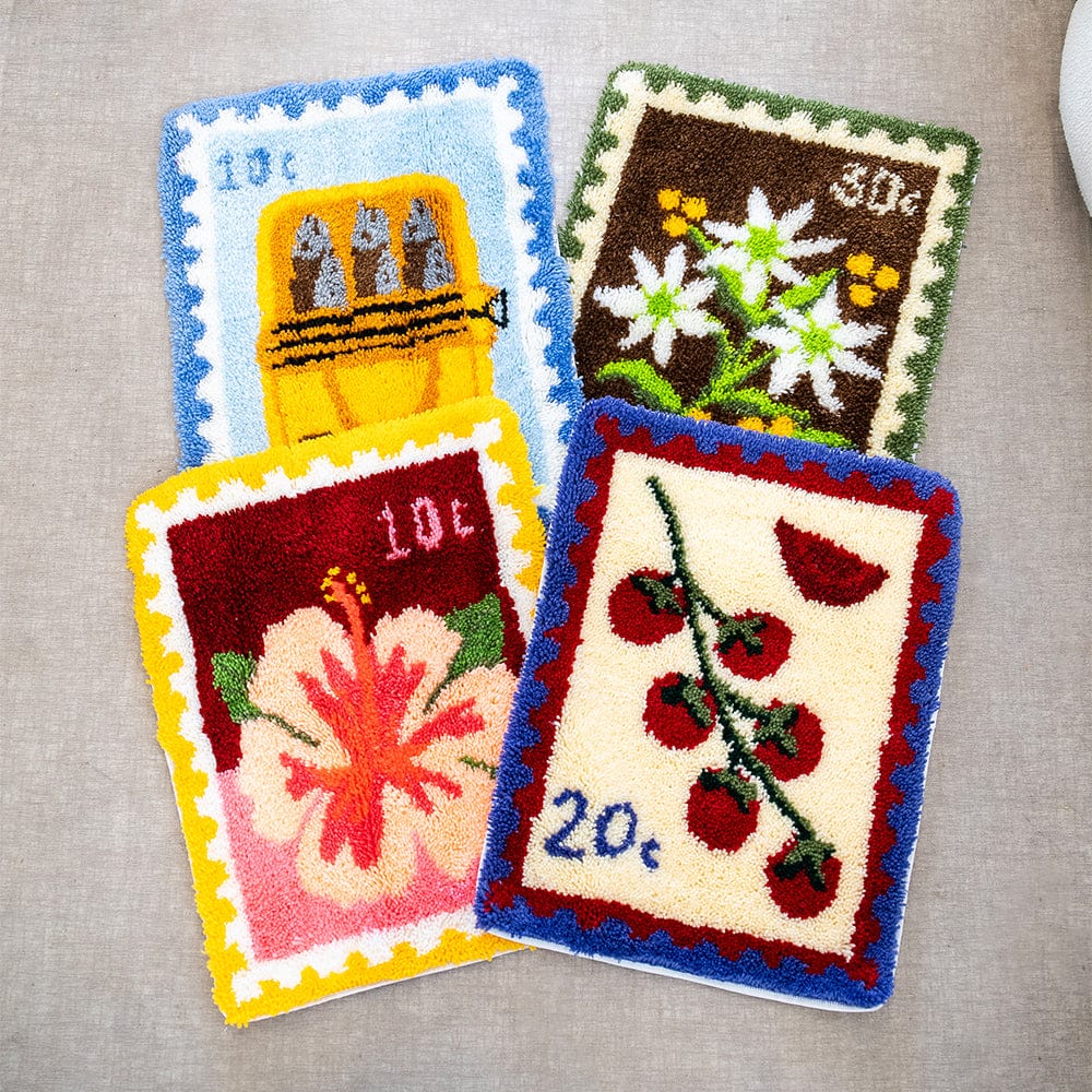 Tomato Stamps - XL Latch Hook Rug Kit - Image 14