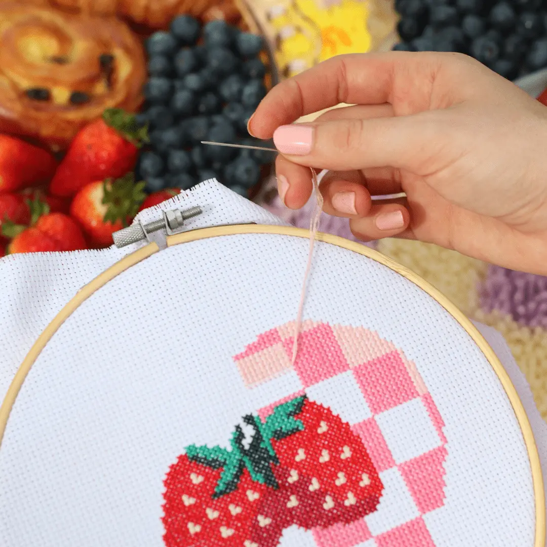 STRAWBERRY SUMMER - Cross Stitch Kit - Image 3