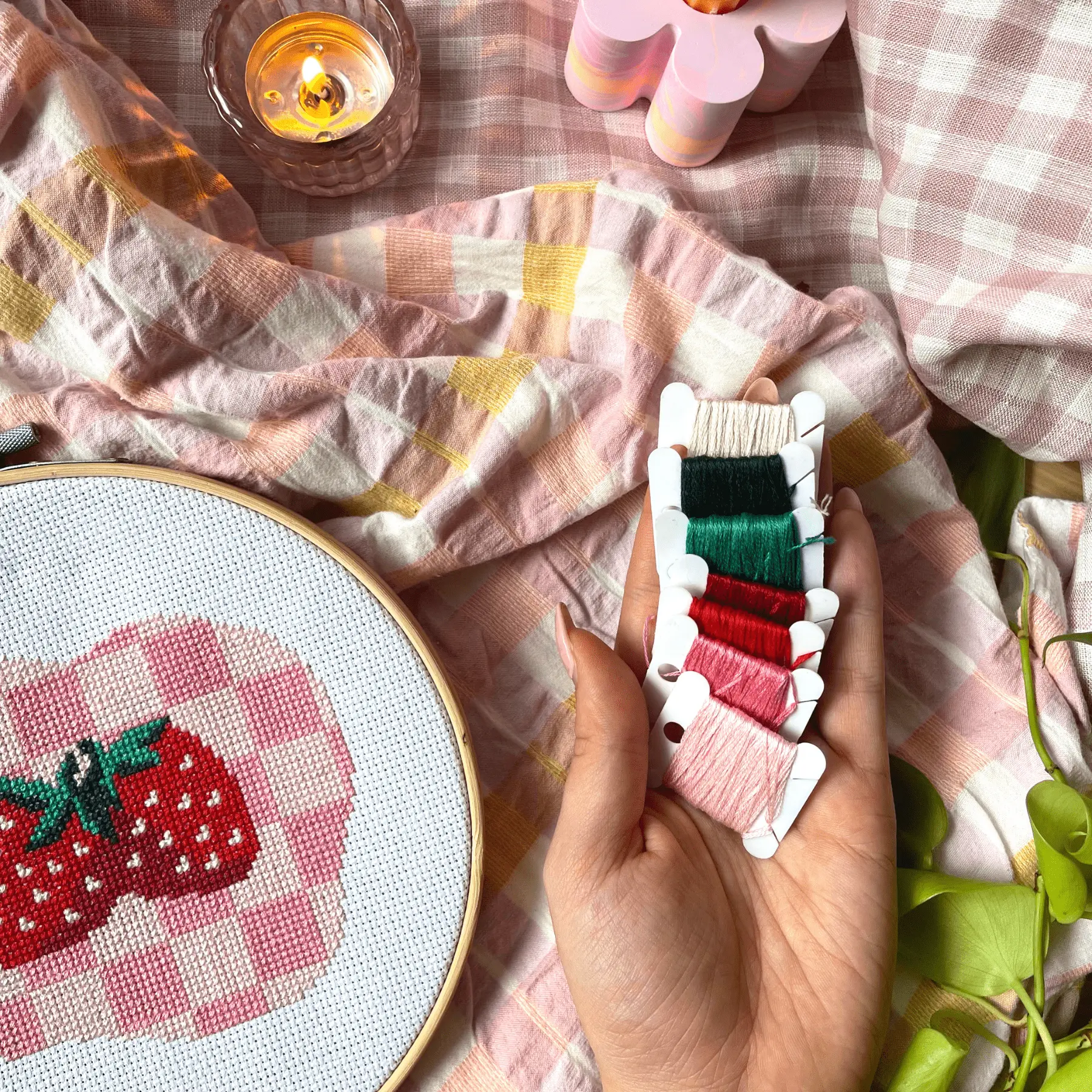 STRAWBERRY SUMMER - Cross Stitch Kit - Image 9