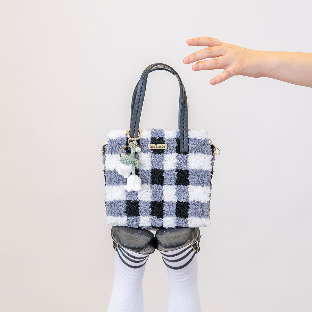 Black Gingham - Woven Tote Bag Kit - Image 12