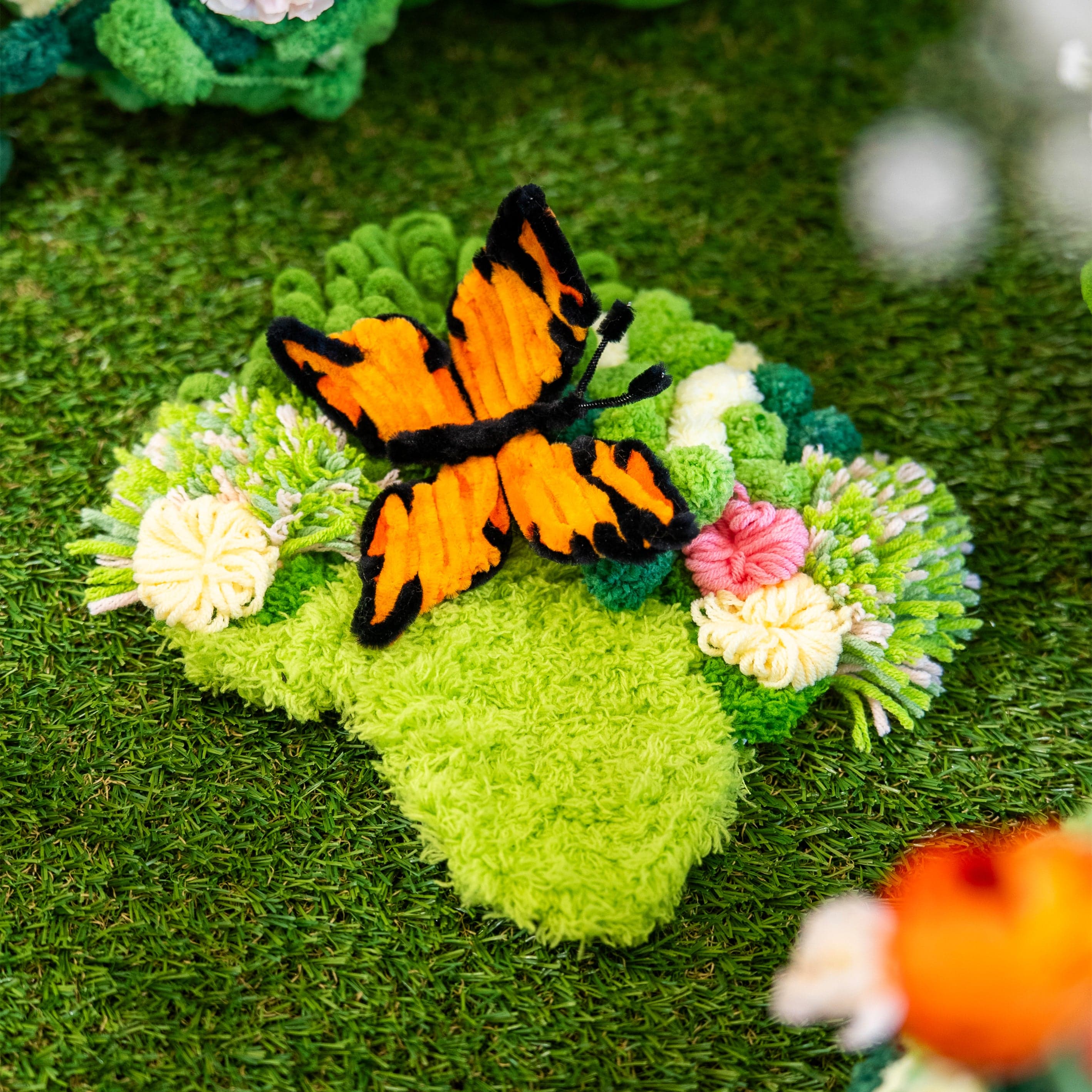 Monarch Butterfly - Moss Coaster Kit
