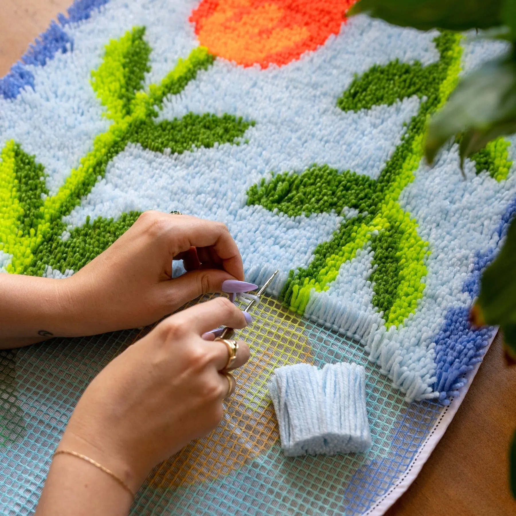 ALMALFI  TULIP FEVER - XL Rug Making Kit - Image 5