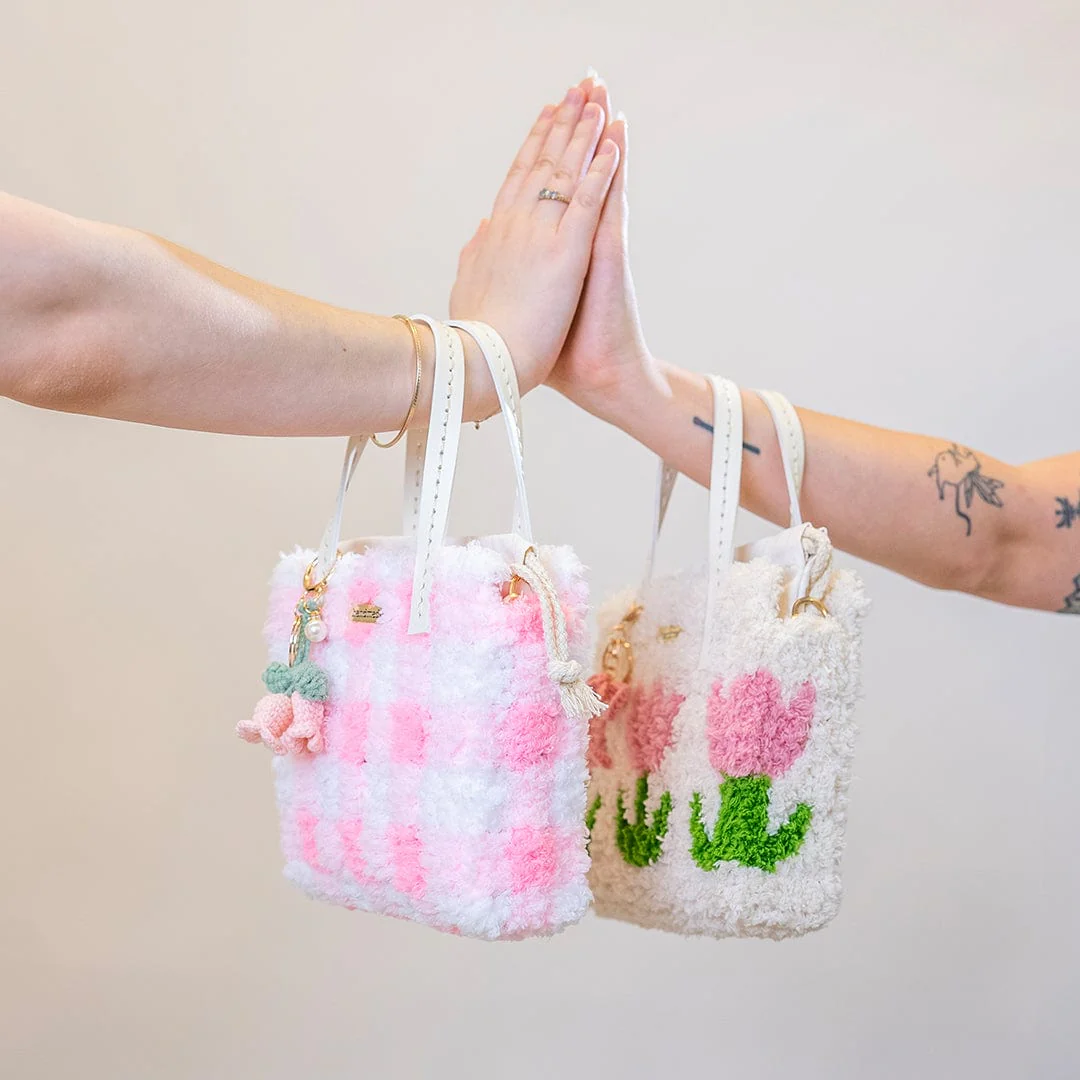 Pastel Tulip - Woven Tote Bag Kit - Image 10